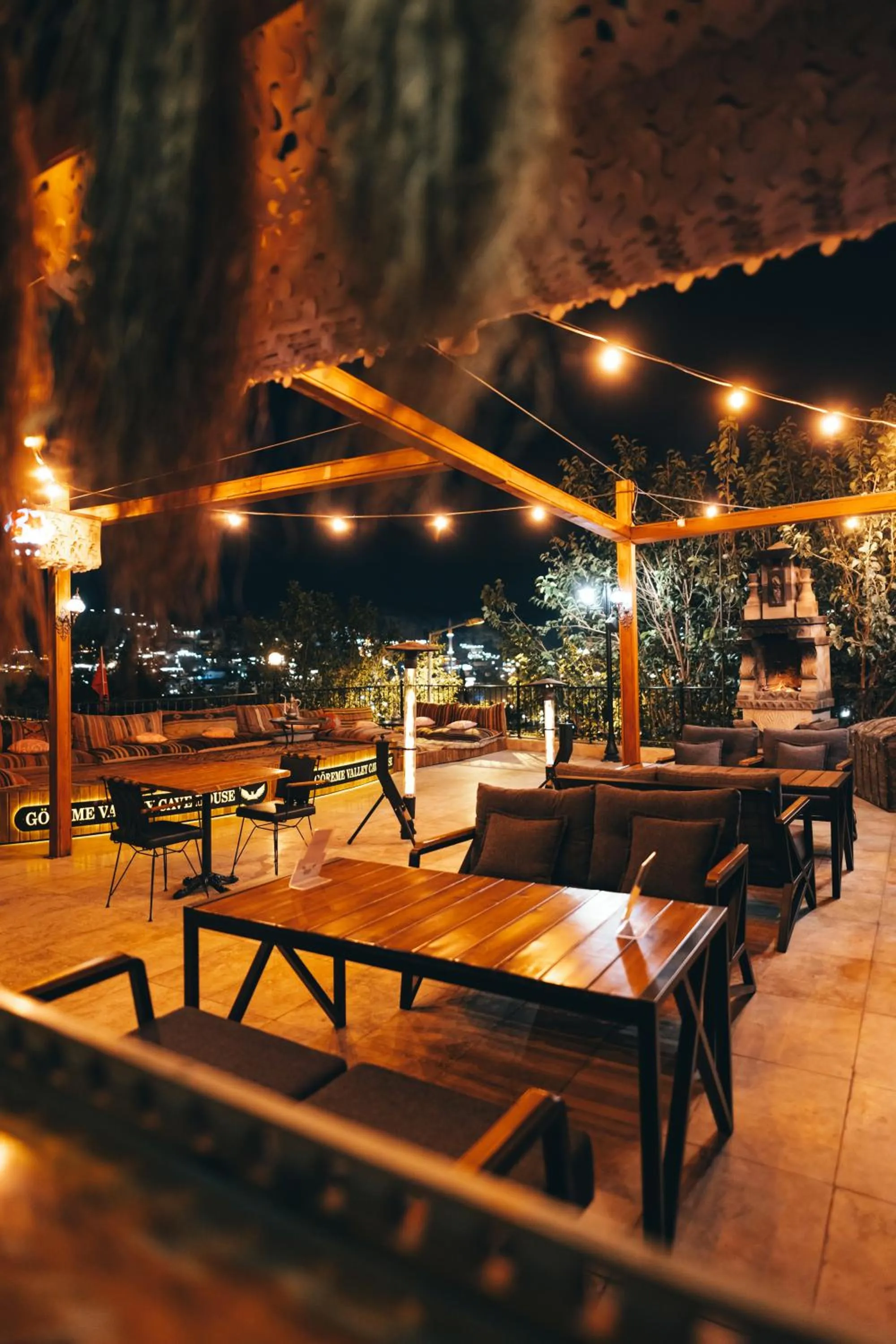 Night in Goreme Valley Cave House