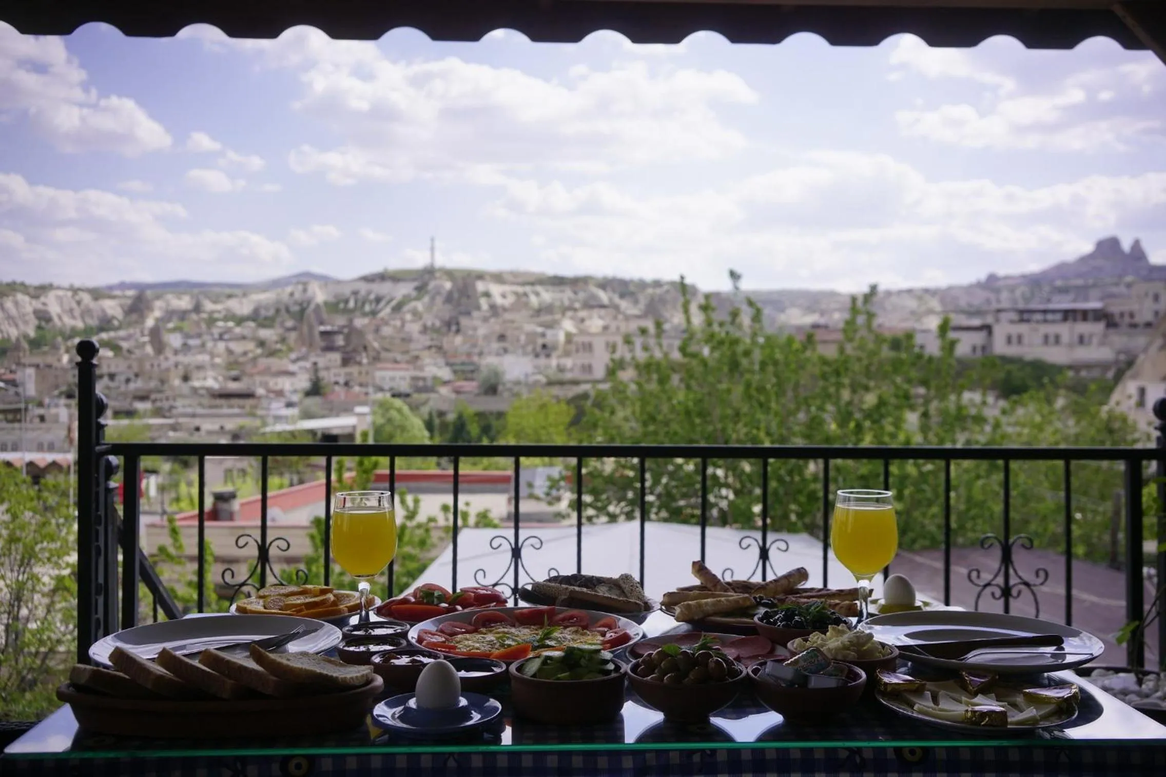 Balcony/Terrace in Goreme Valley Cave House
