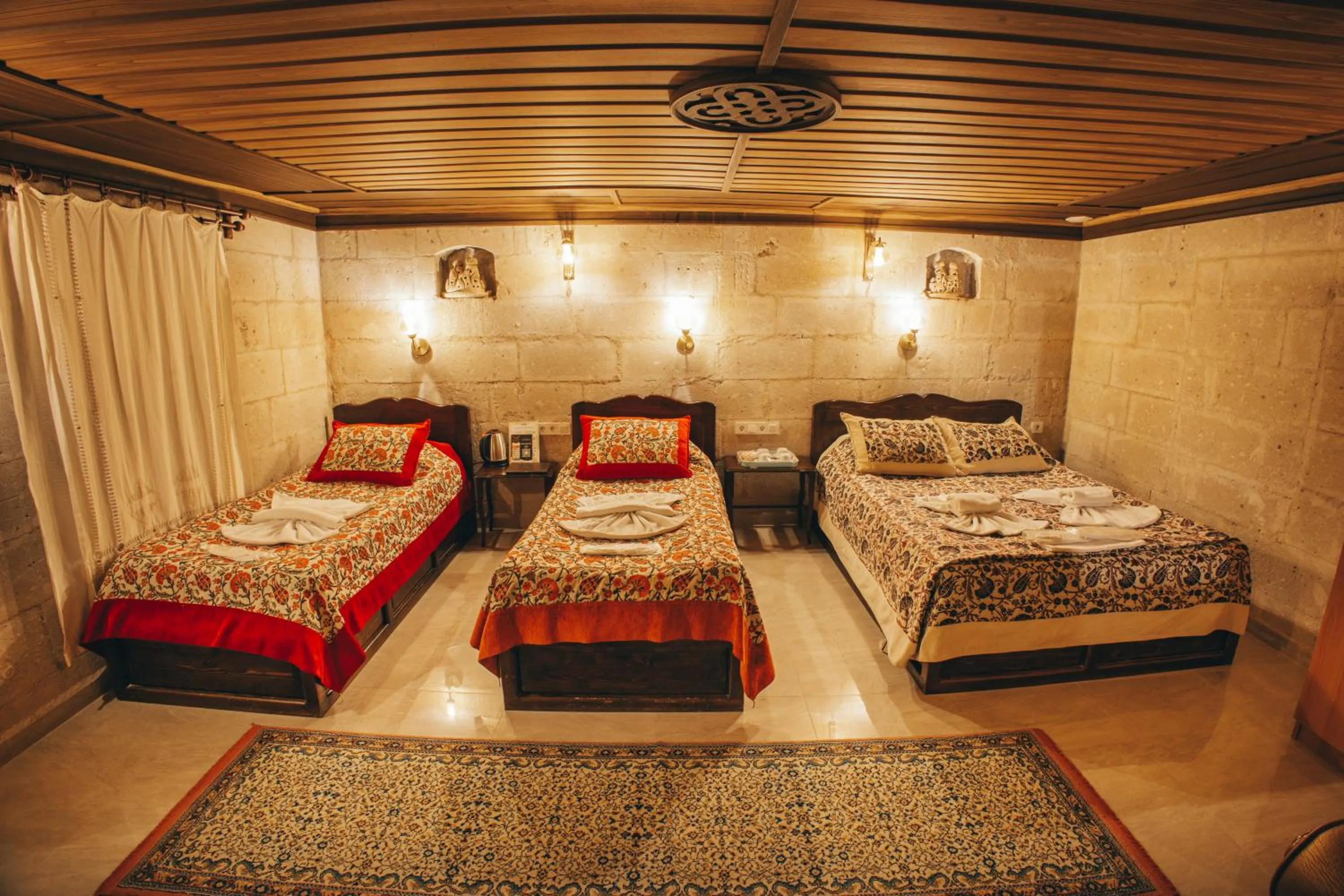 Bedroom, Bed in Goreme Valley Cave House