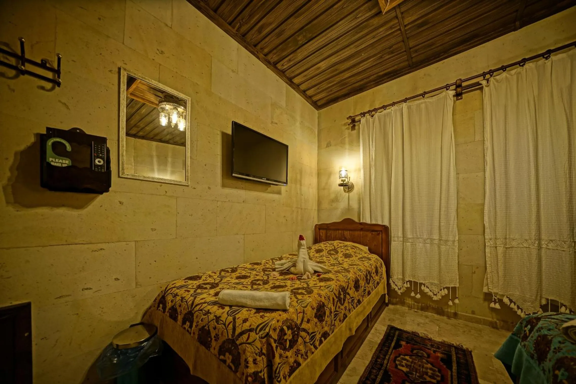 Bedroom, Bed in Goreme Valley Cave House