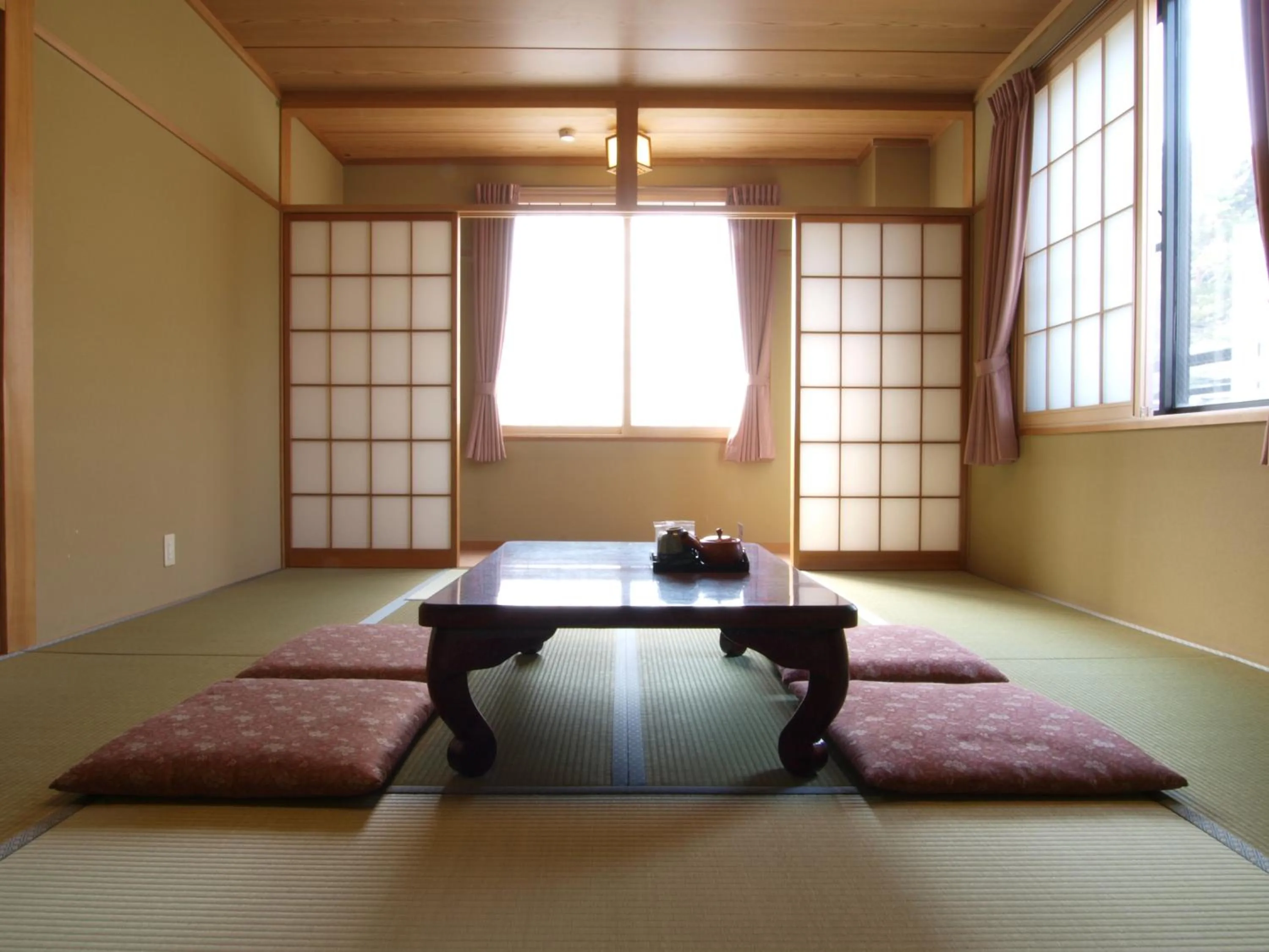 Seating area in Hakuba Hotel Hana-no-Sato