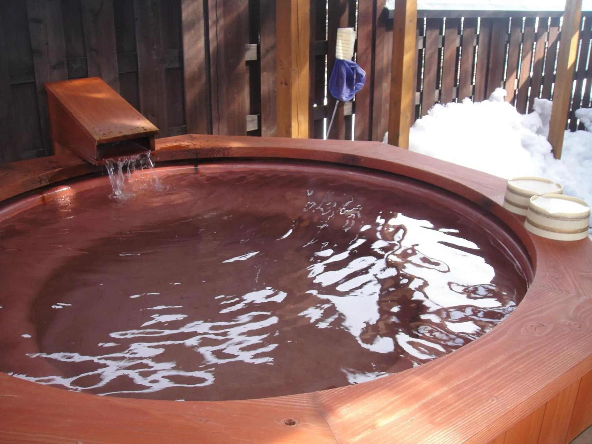 Hot Spring Bath in Hakuba Hotel Hana-no-Sato