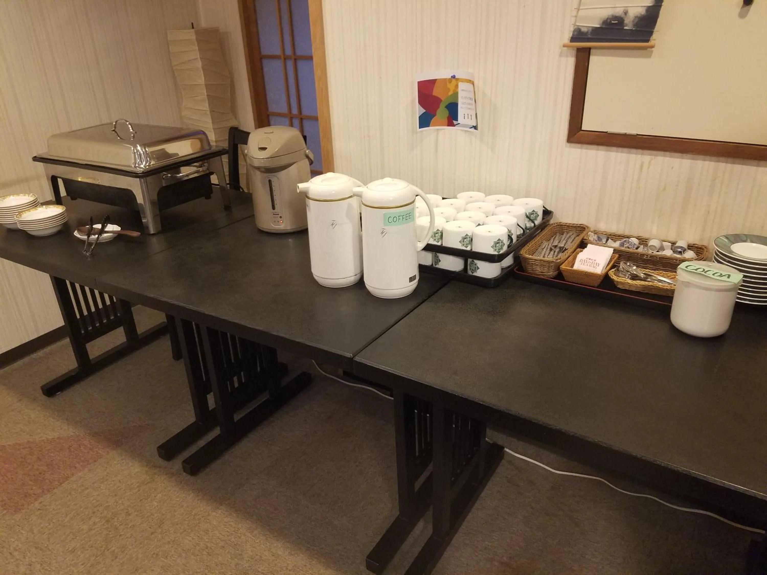 Food and drinks in Hakuba Hotel Hana-no-Sato