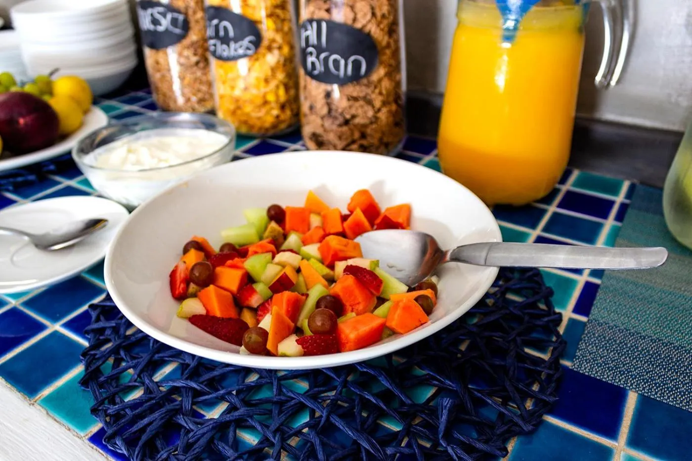 Food close-up in Marlin Lodge St Lucia