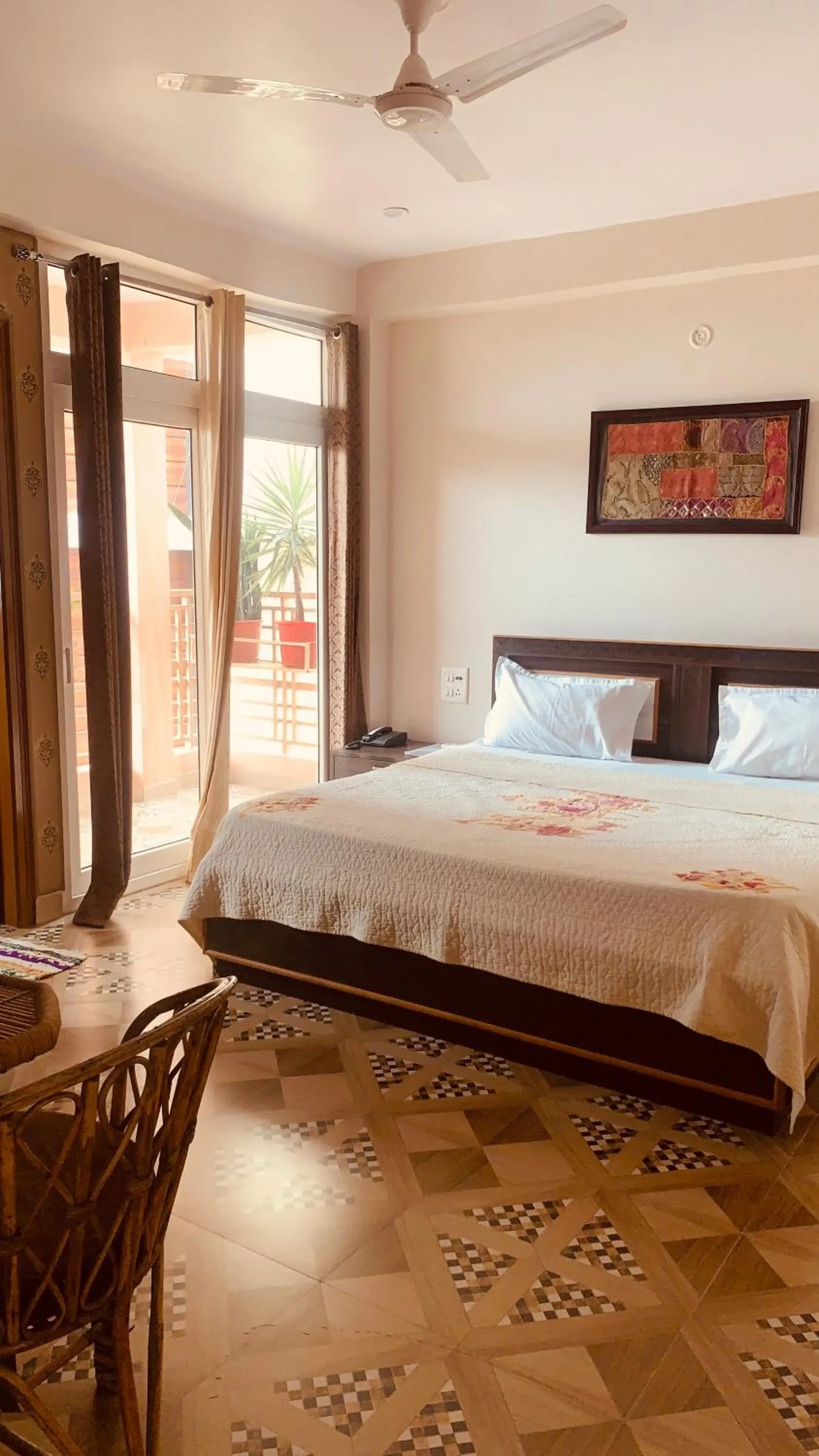 Photo of the whole room, Bed in Rudram Hotel Yoga & Ayurveda Retreat