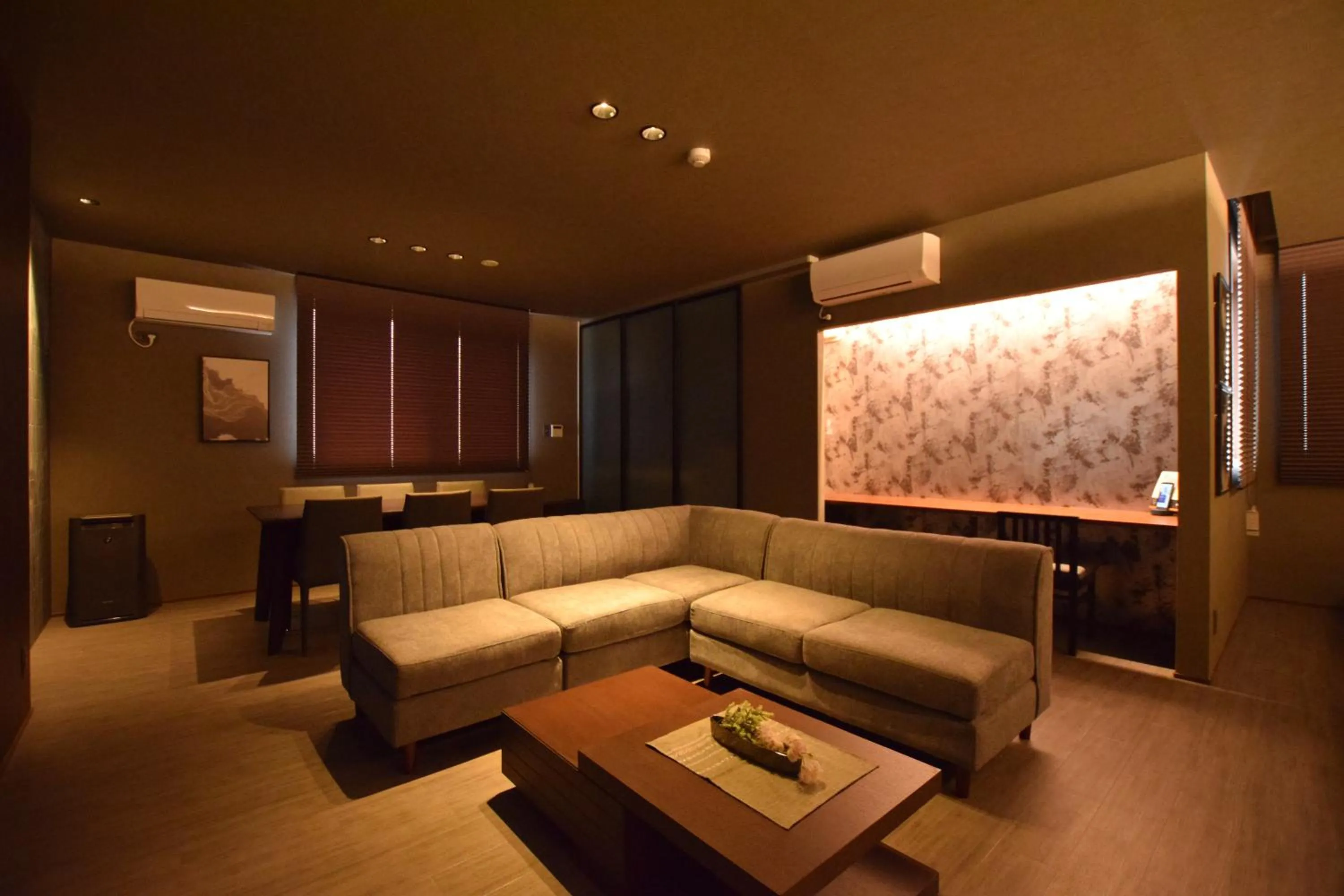 Photo of the whole room in GRAND BASE Beppu Ekimae