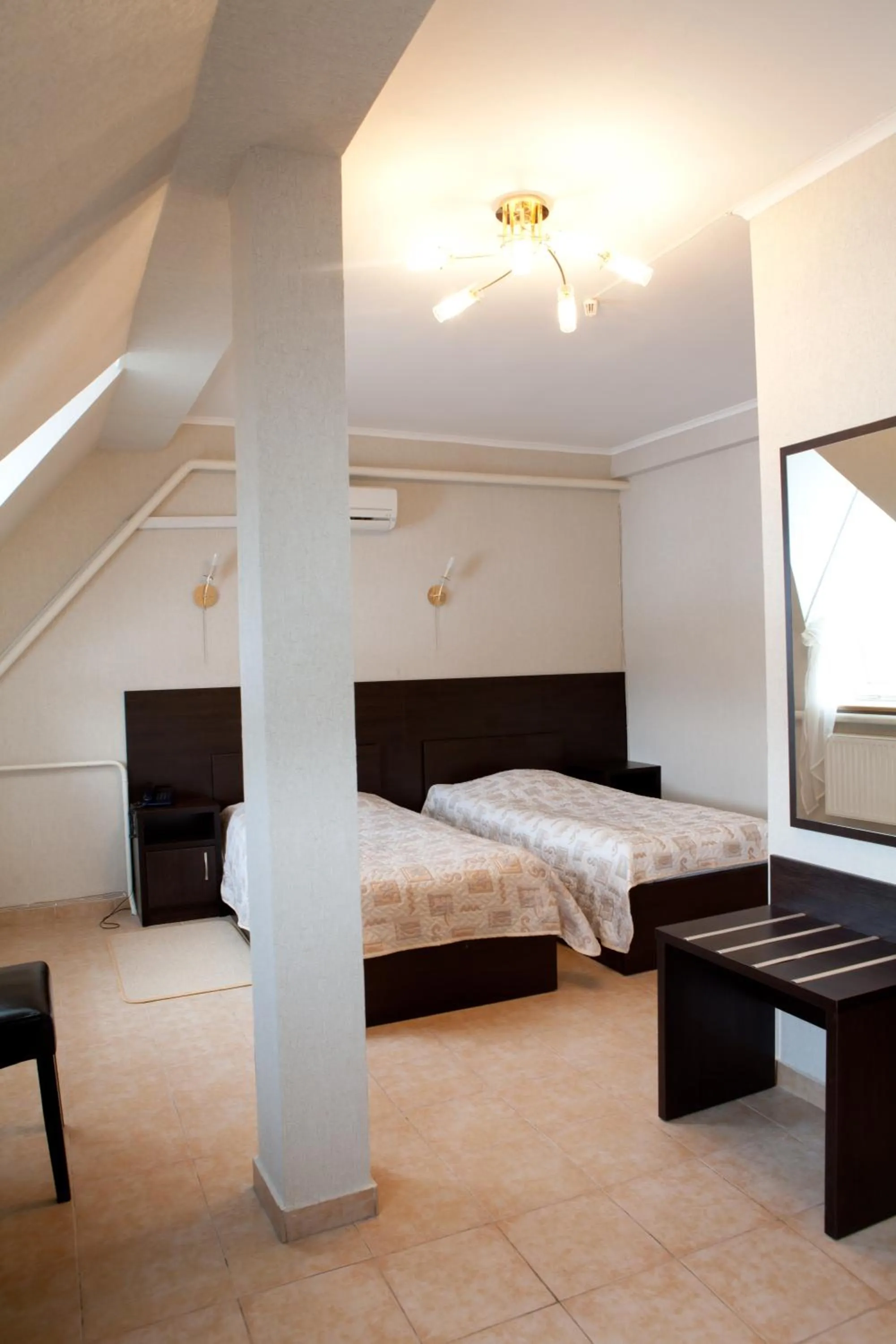 Decorative detail, Bed in Hotel Complex Verhovina