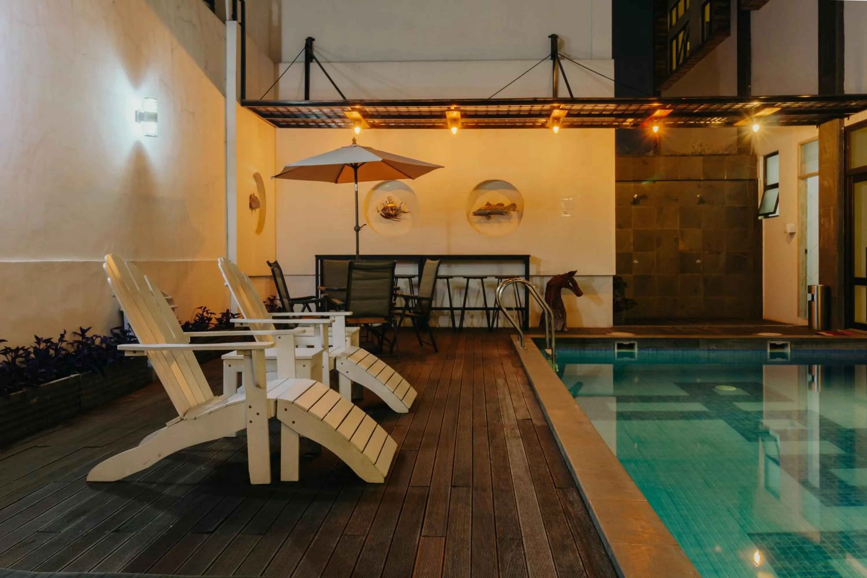 Patio in Urbanest Inn House Slipi