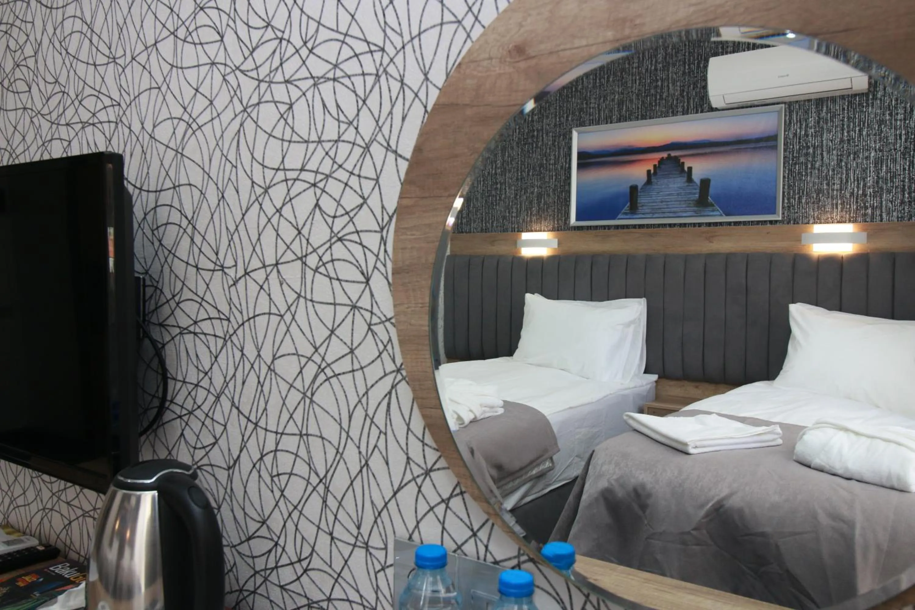 Bed in Home Suites Baku-Halal Hotel