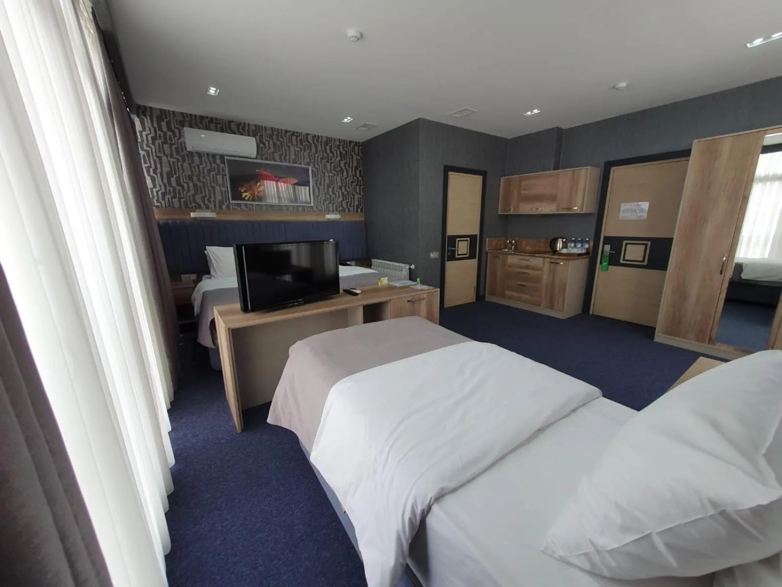 Bed in Home Suites Baku-Halal Hotel