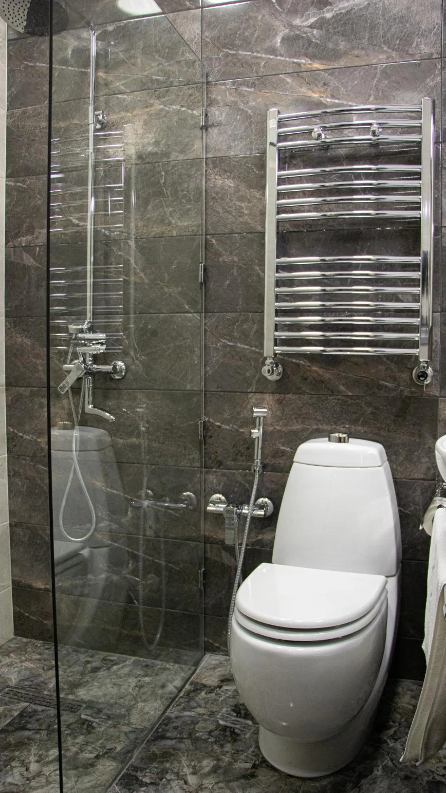 Shower in Home Suites Baku-Halal Hotel