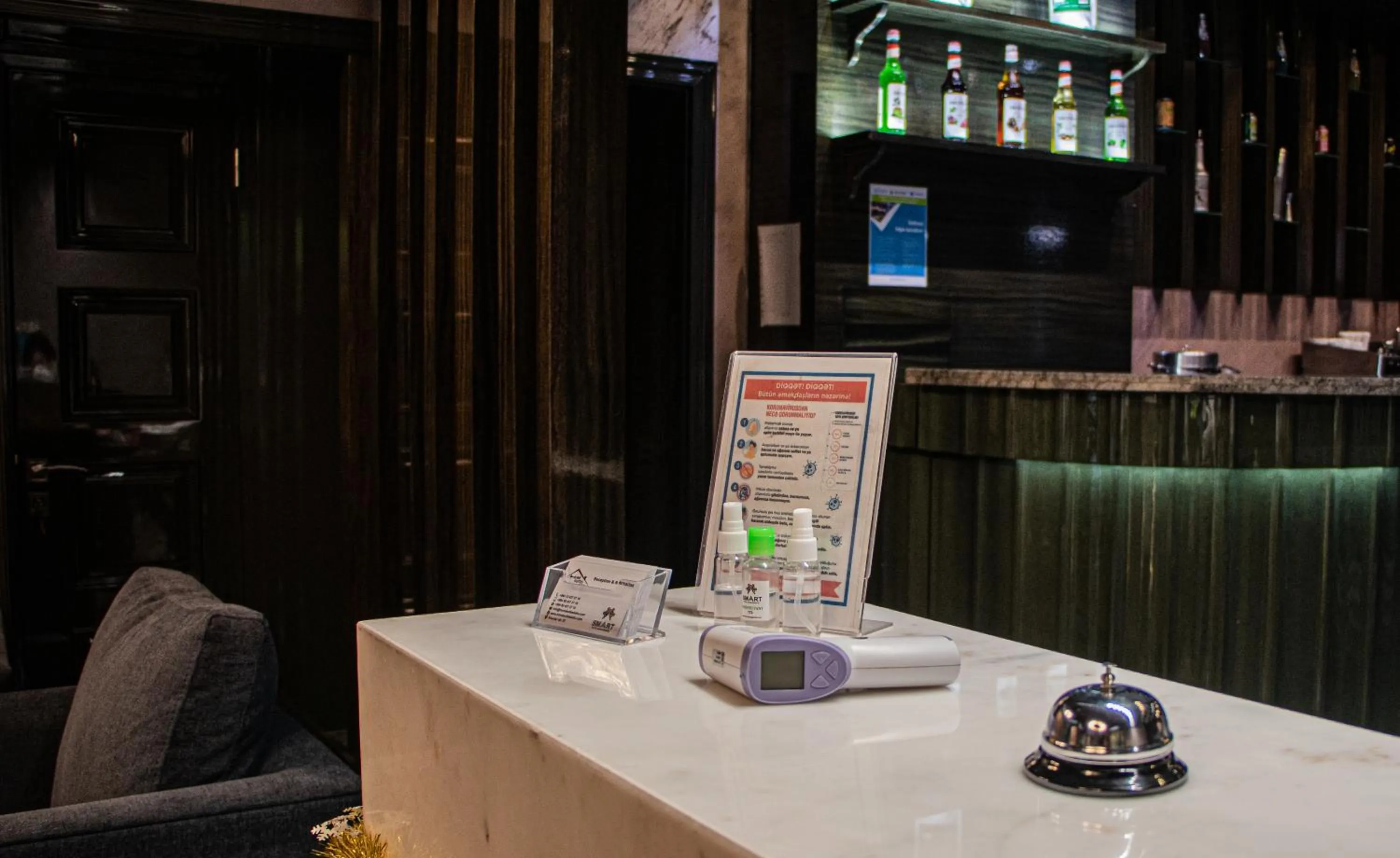 Lobby or reception in Home Suites Baku-Halal Hotel