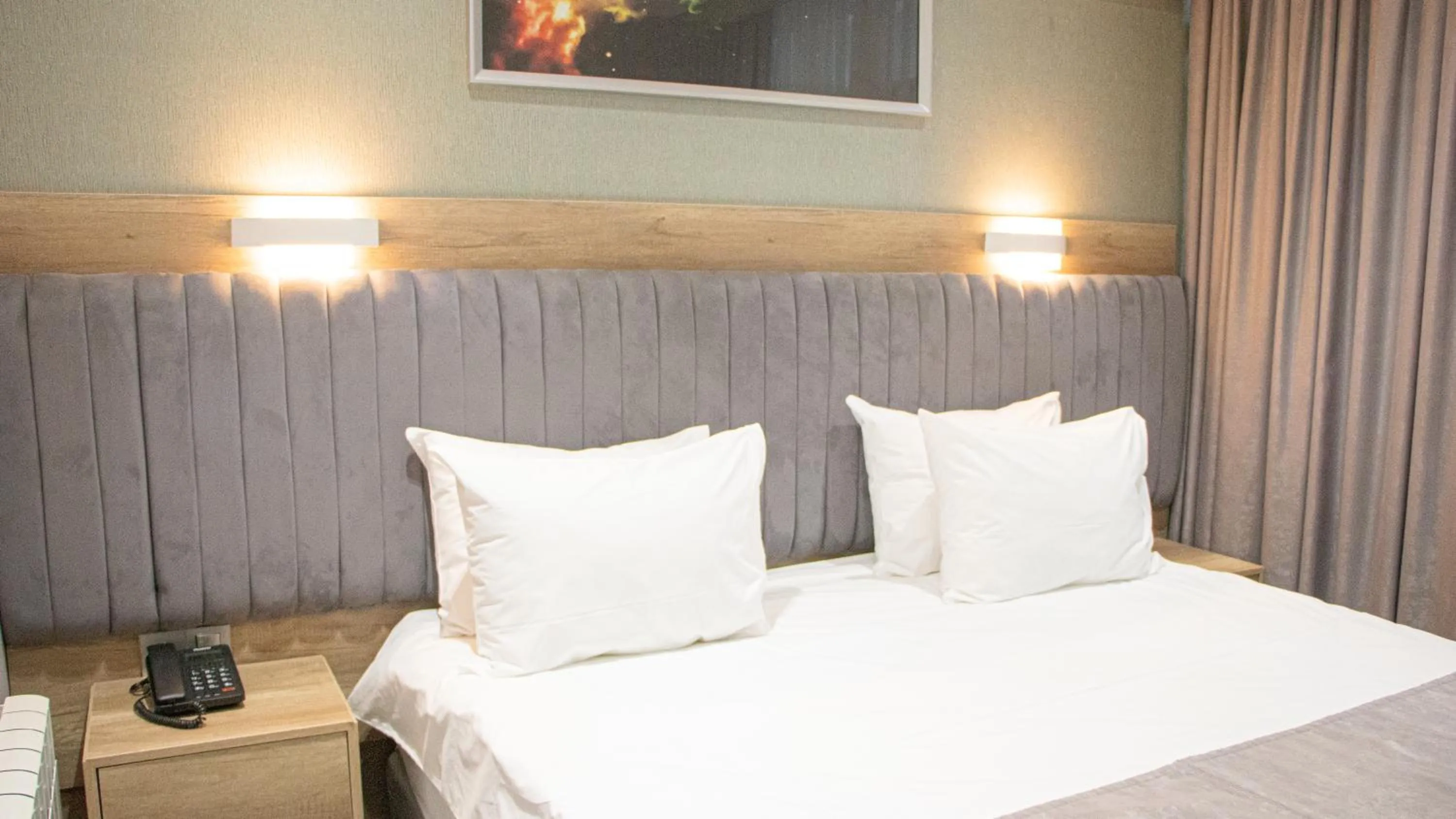 Bed in Home Suites Baku-Halal Hotel