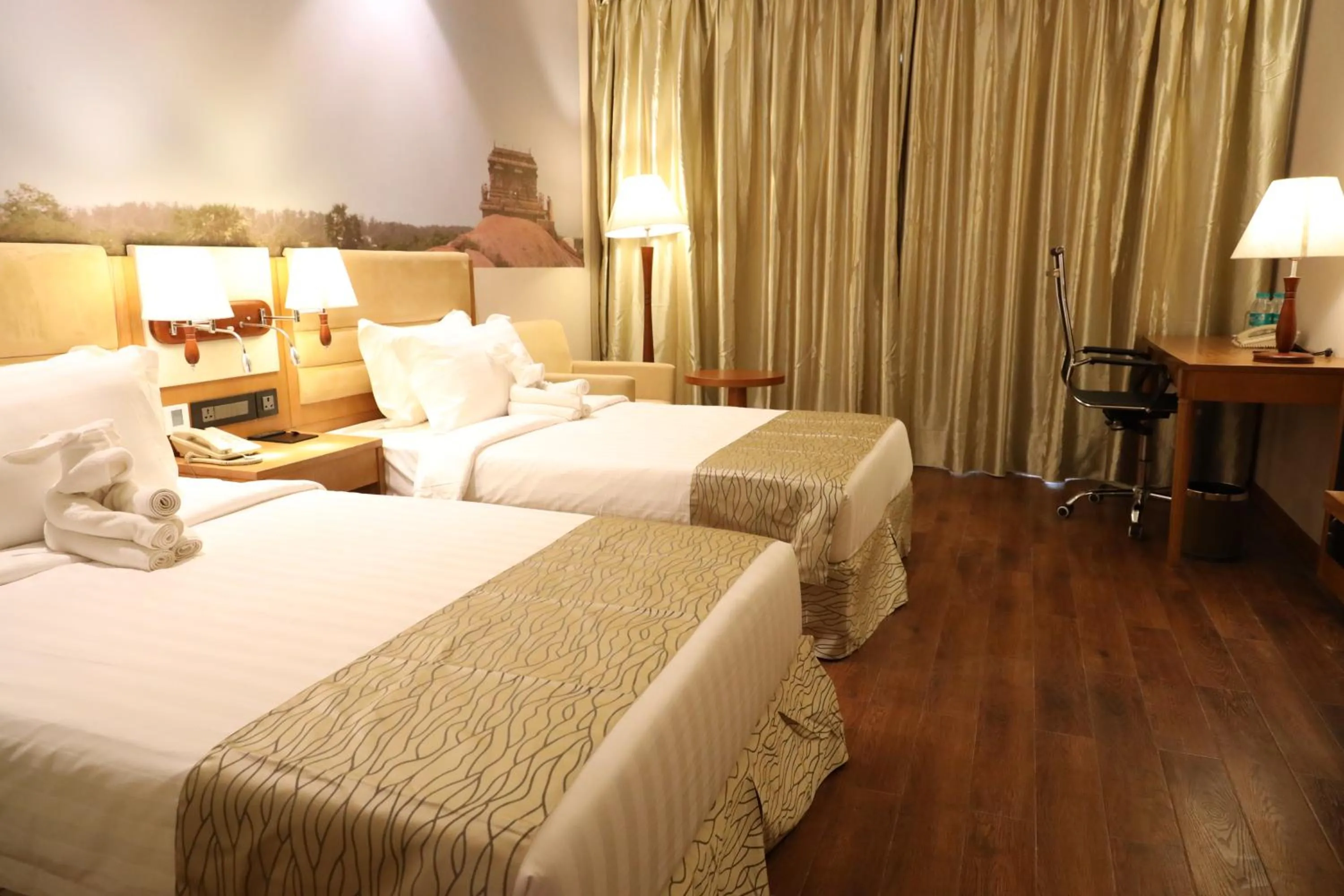 Bedroom, Bed in Regenta Central RS Chennai OMR SIPCOT