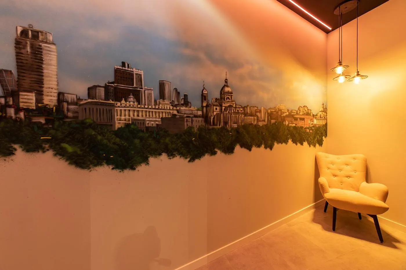 Decorative detail in Petit Hostel La Latina