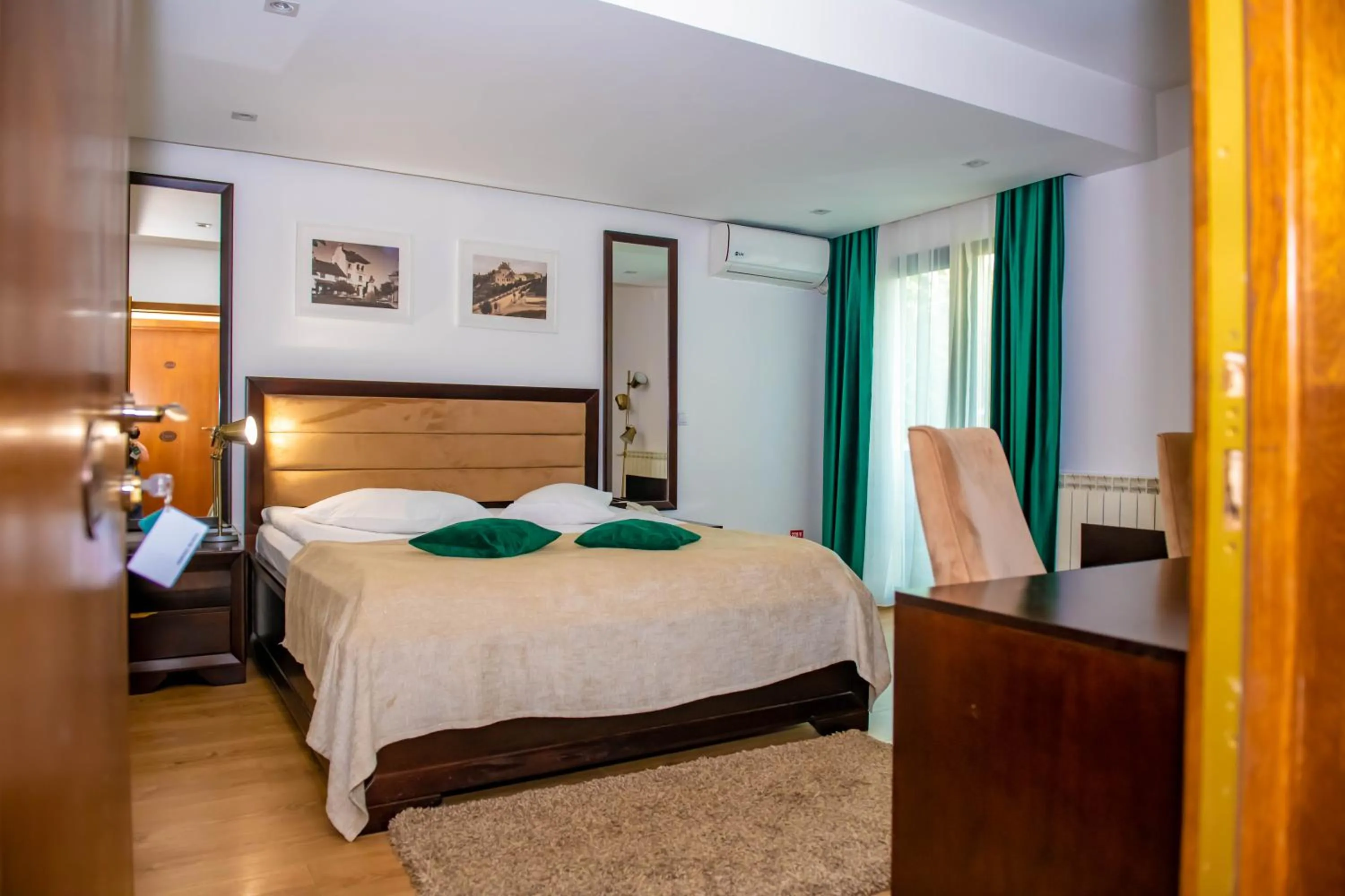 furniture, Bed in Hotel THR Center