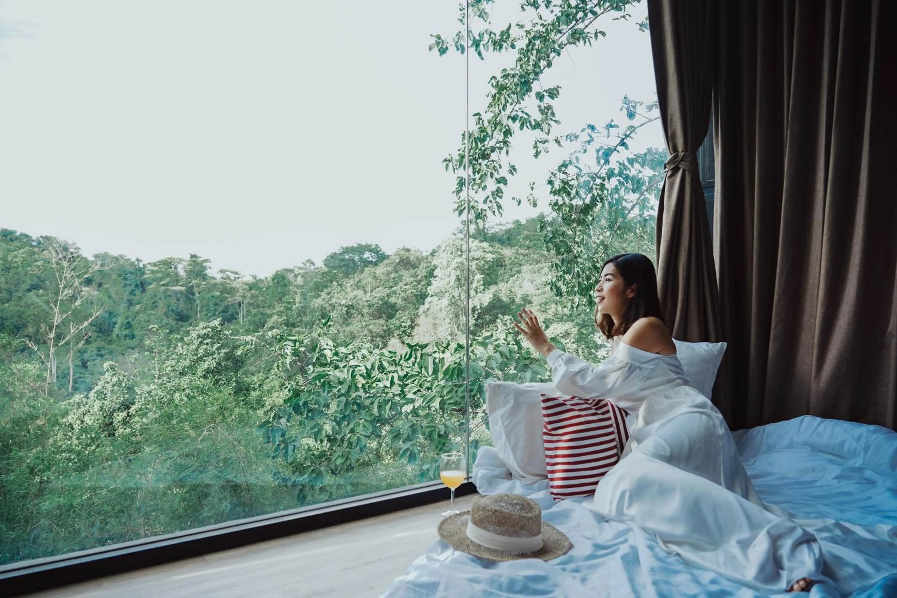 Bed in Veravian Resort