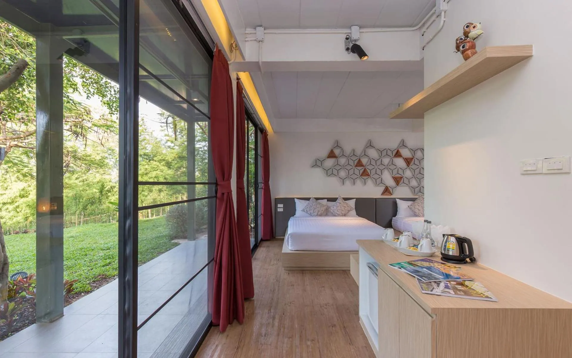 Bed in Veravian Resort