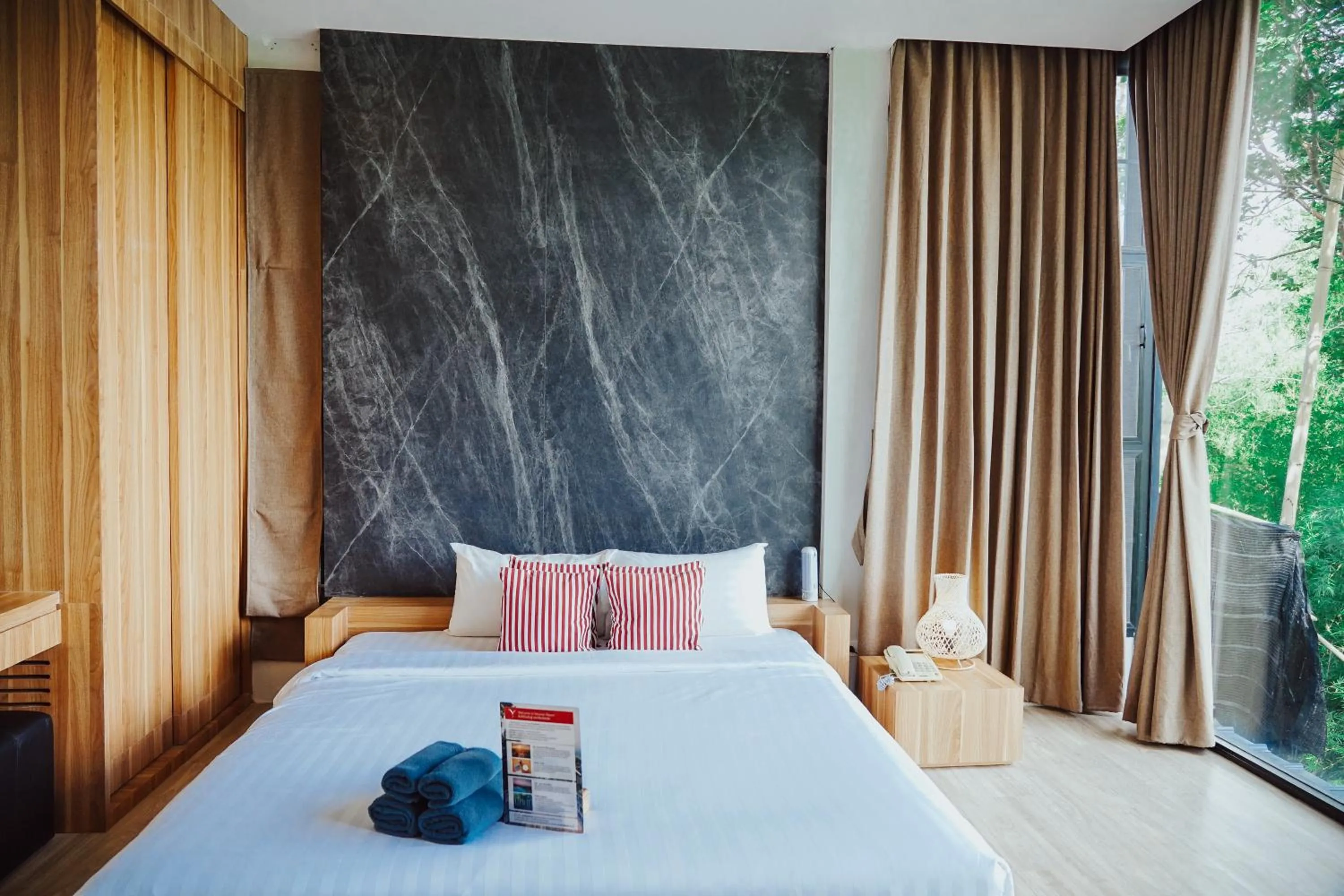 Bed in Veravian Resort