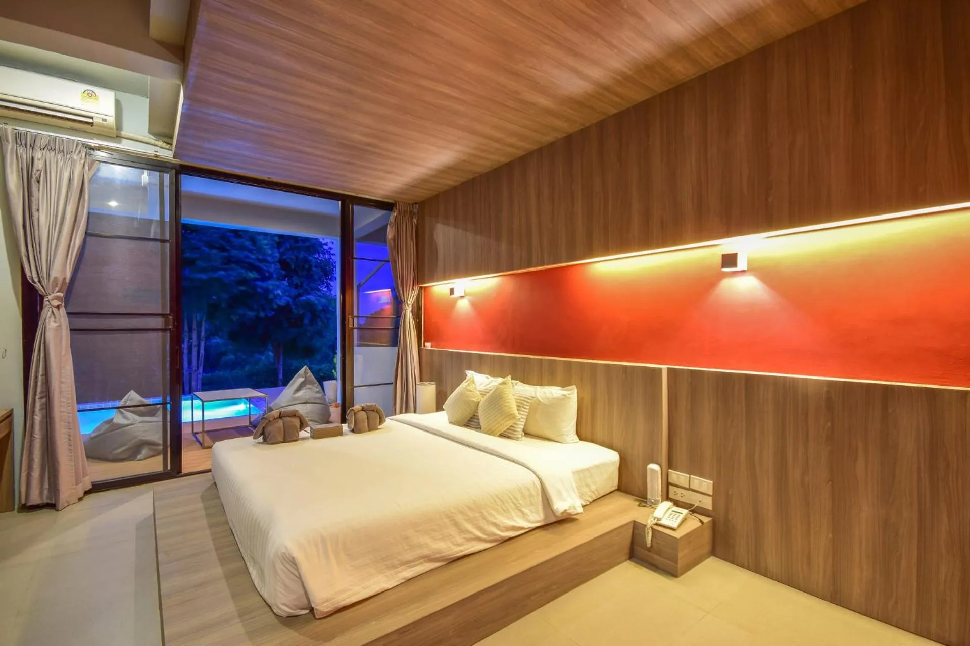 Bed in Veravian Resort