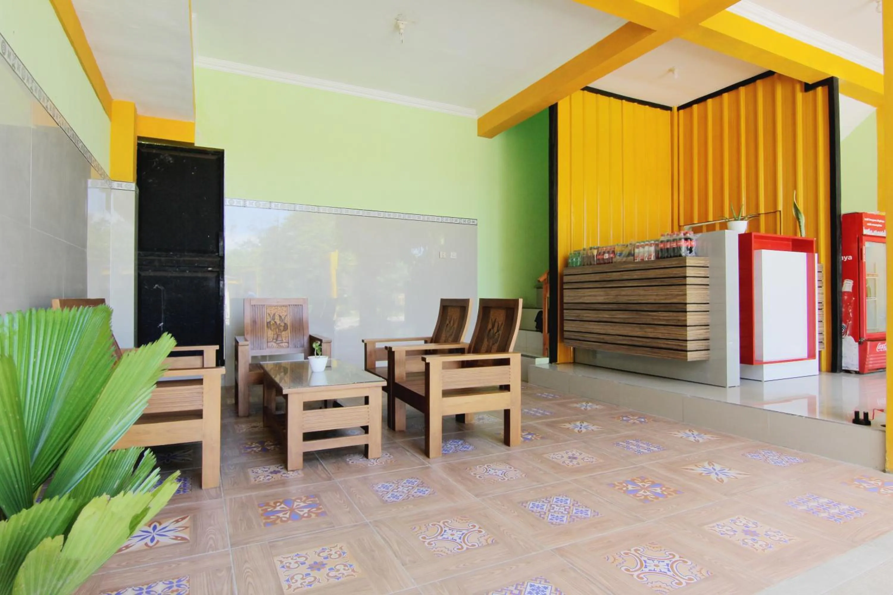 Seating area in Losmen Alden