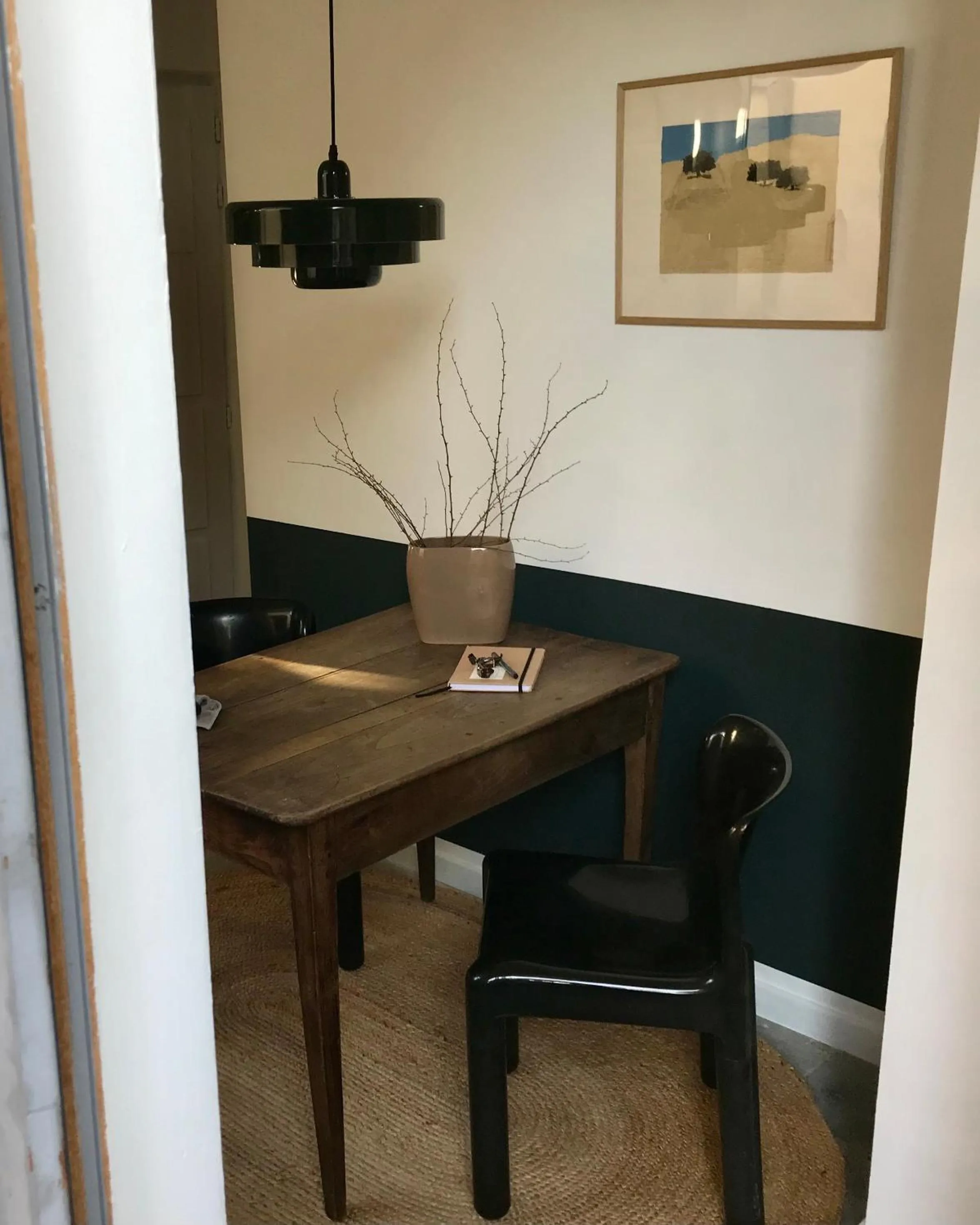 Dining area in B&B La Ruelle