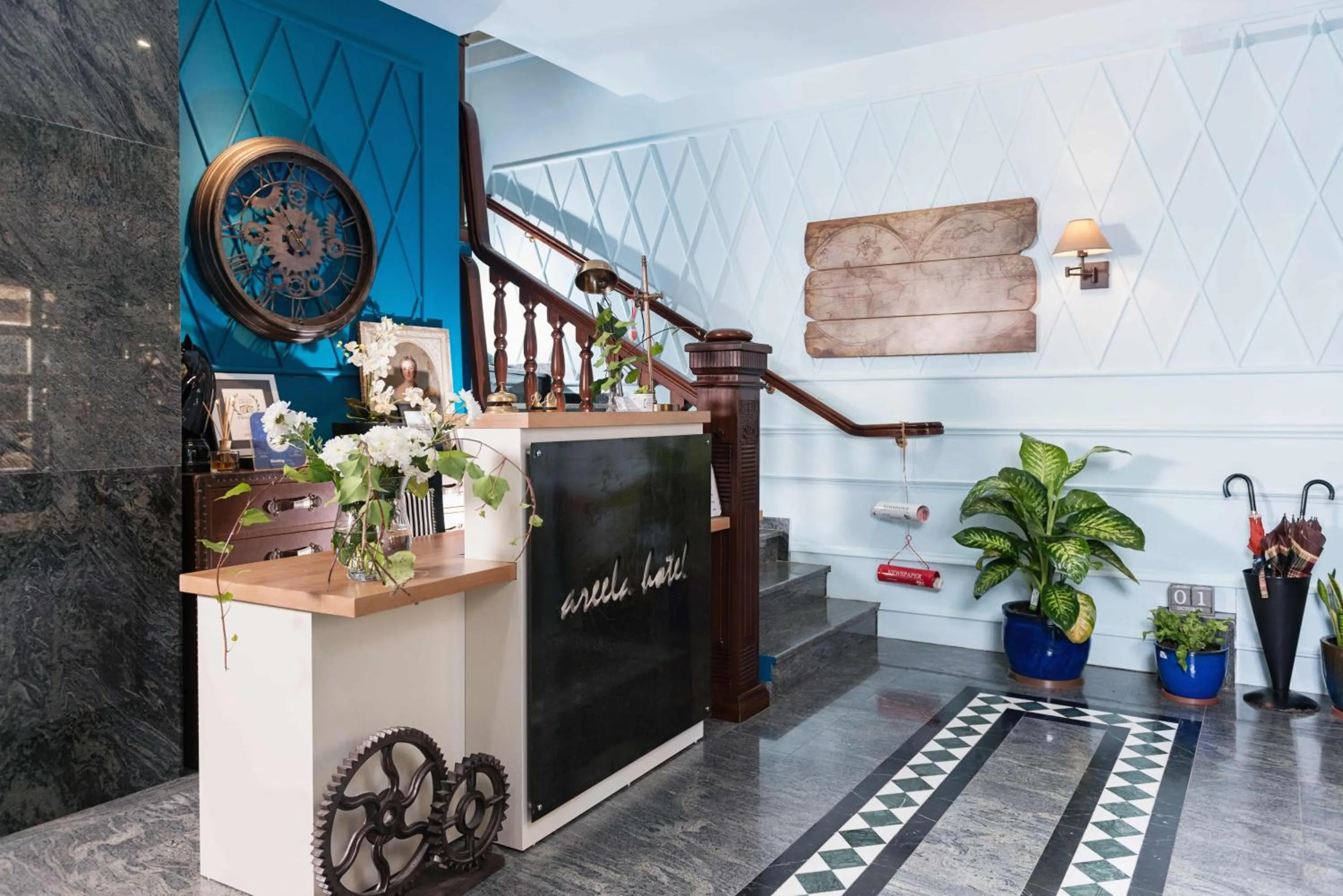 Lobby or reception in Areela Boutique Hotel