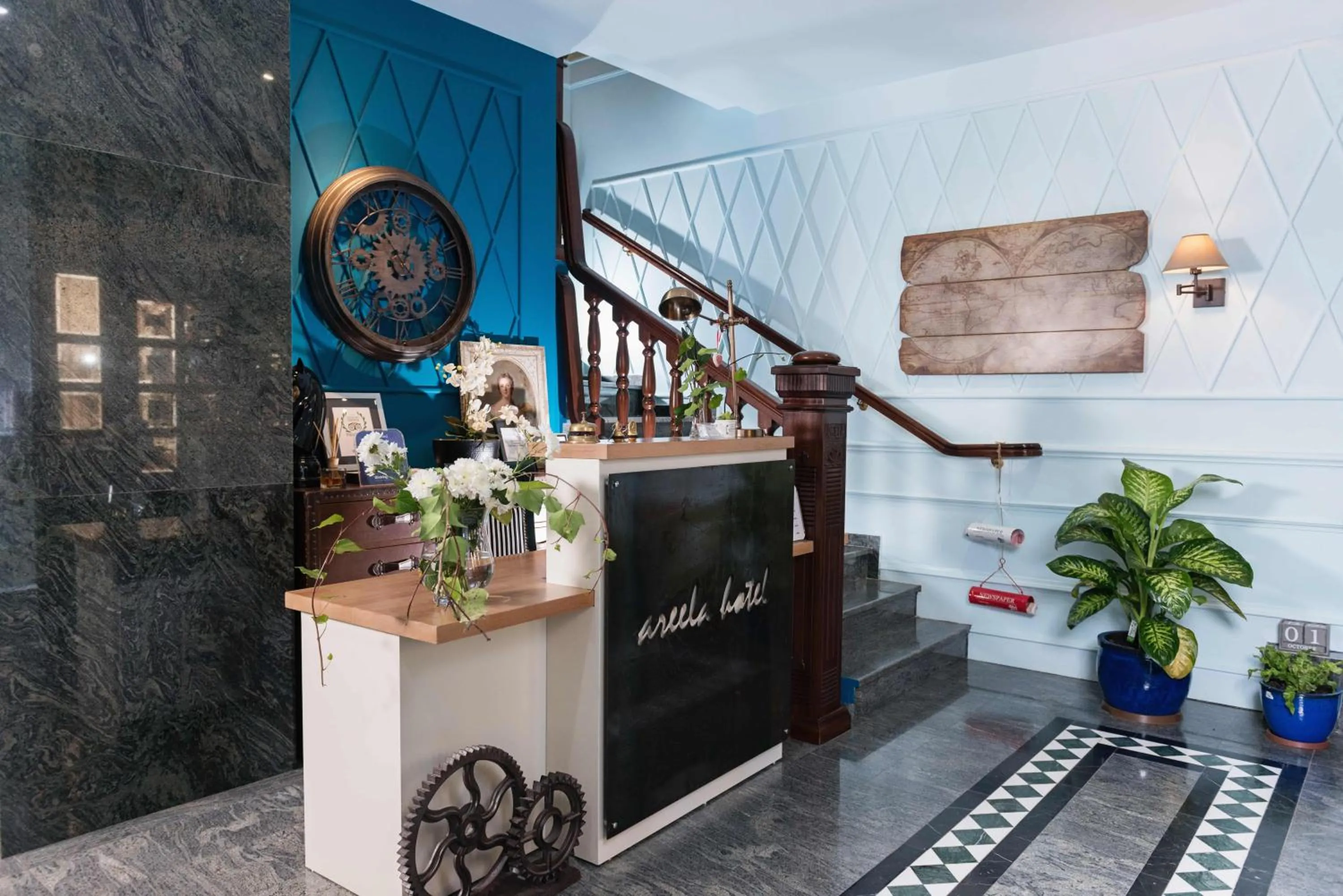 Lobby or reception in Areela Boutique Hotel