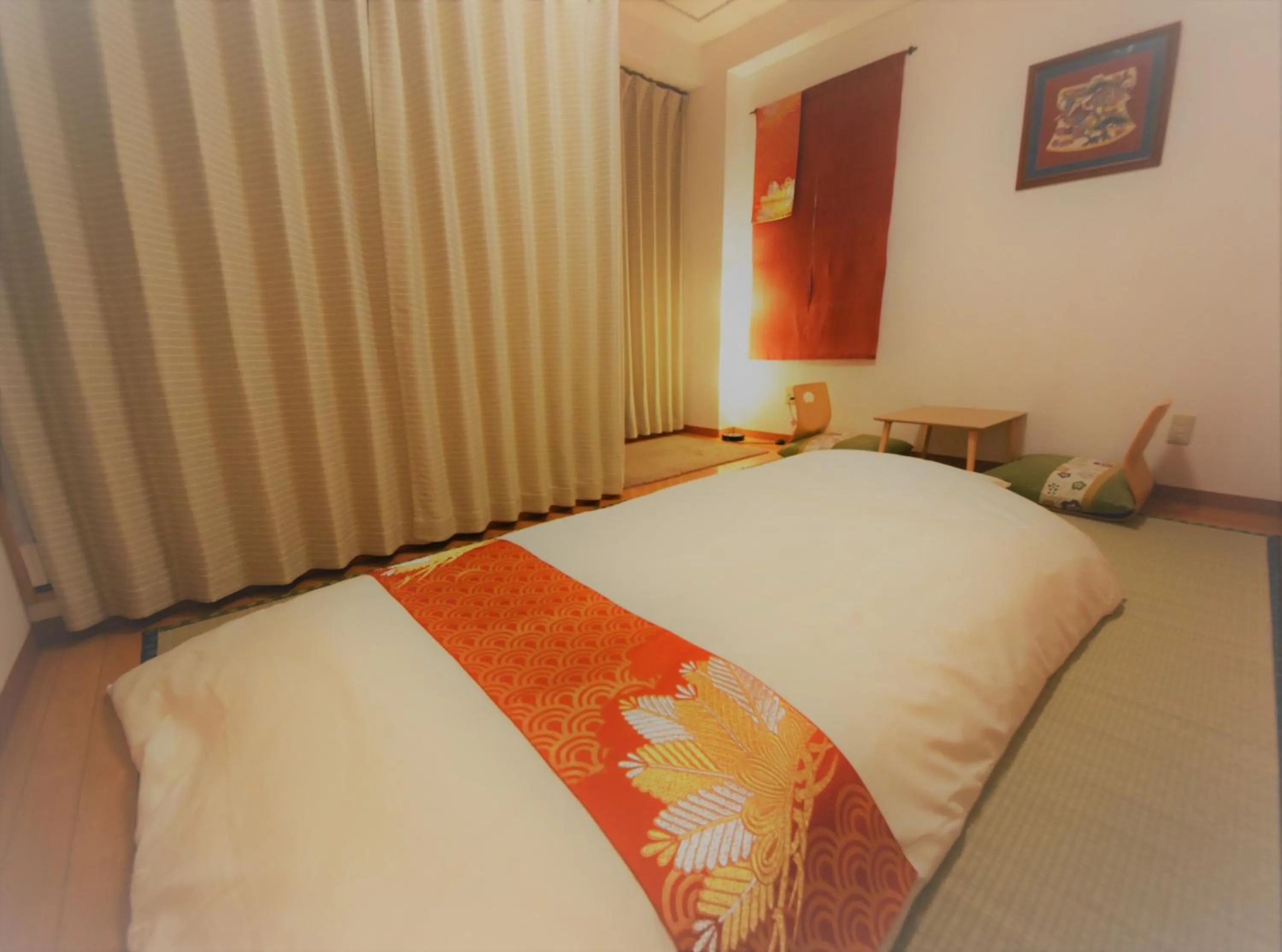 Photo of the whole room, Bed in UKISHIMA INN