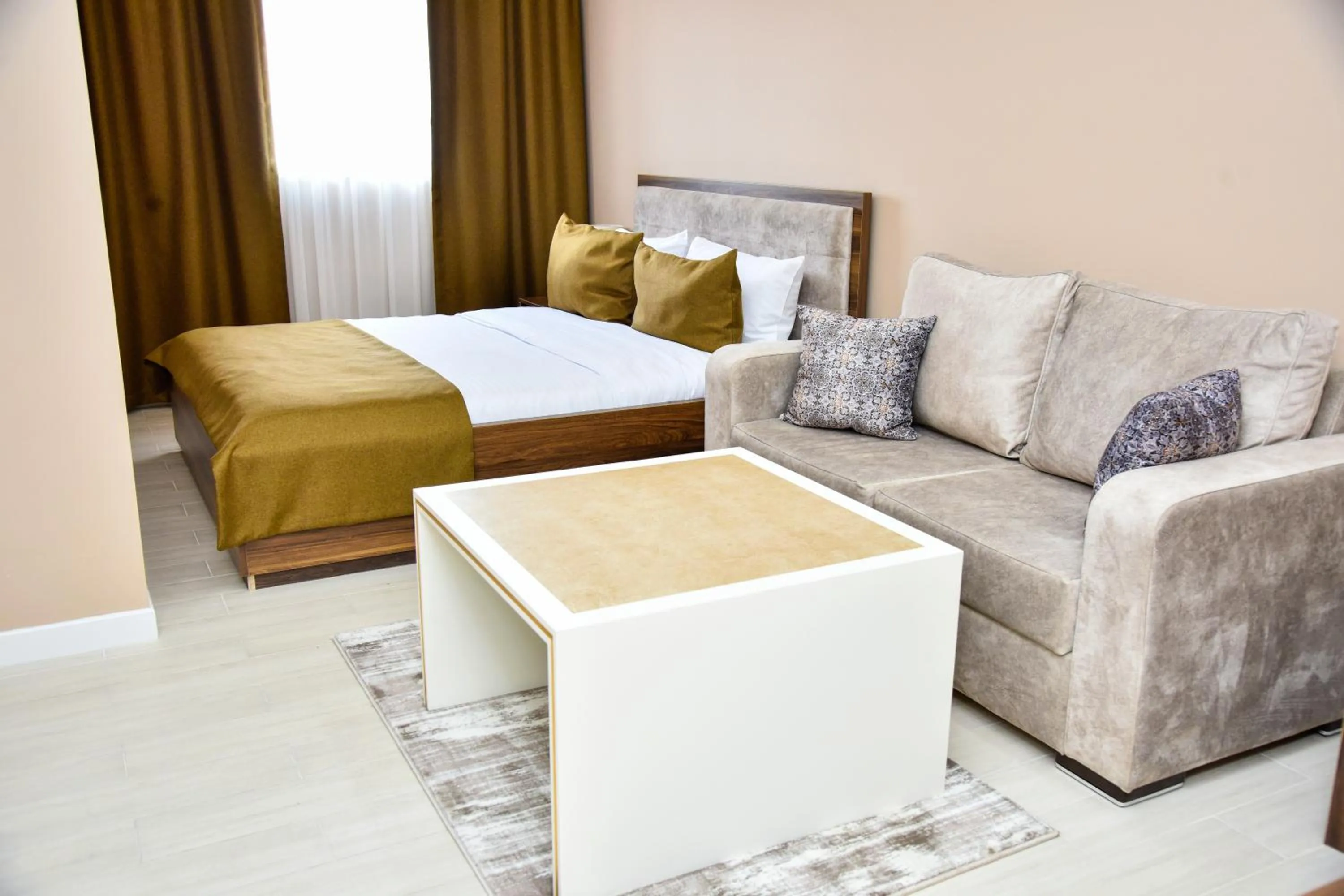 Bed in Supreme Hotel Baku