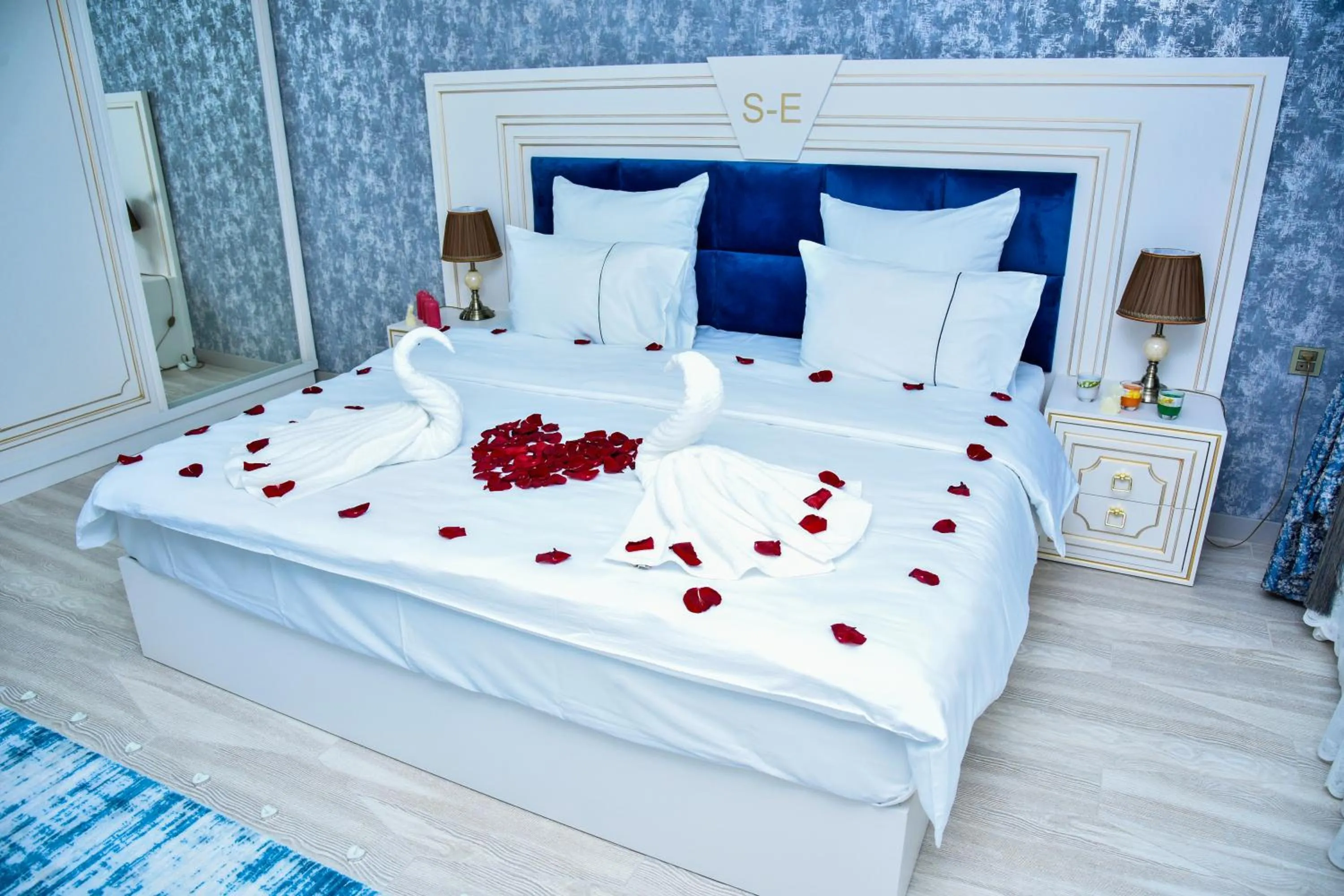 Bed in Supreme Hotel Baku