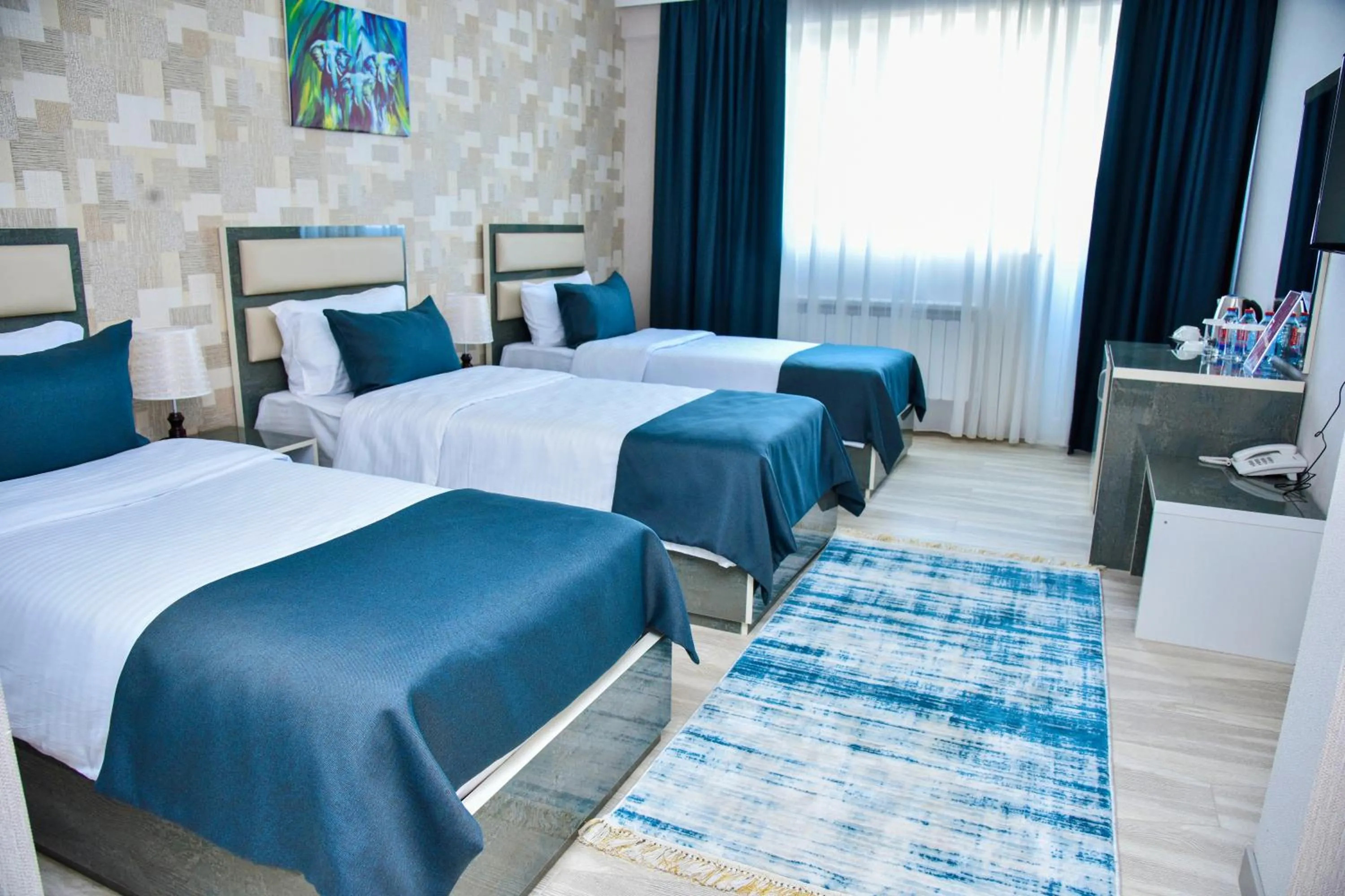 Bed in Supreme Hotel Baku