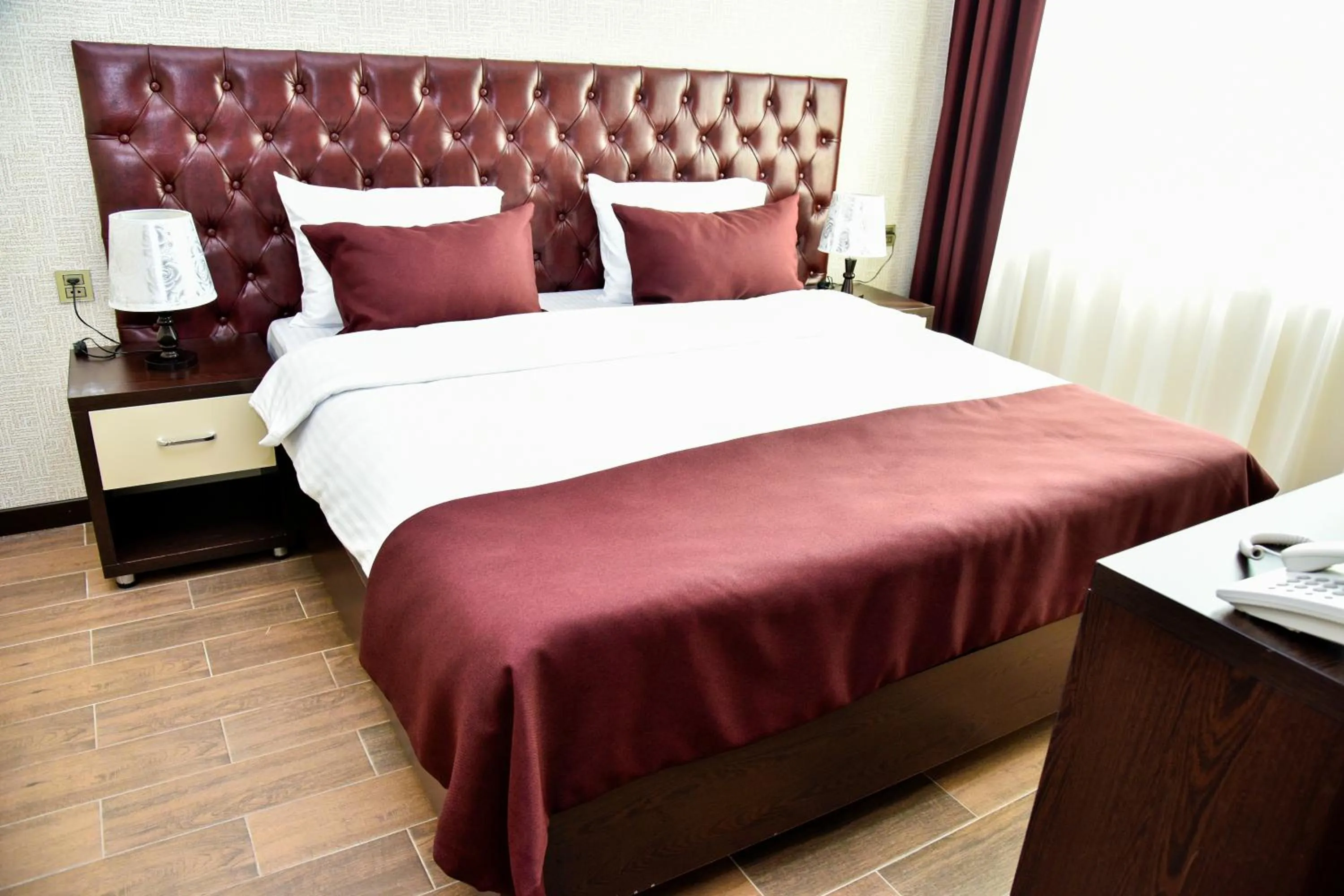 Bed in Supreme Hotel Baku