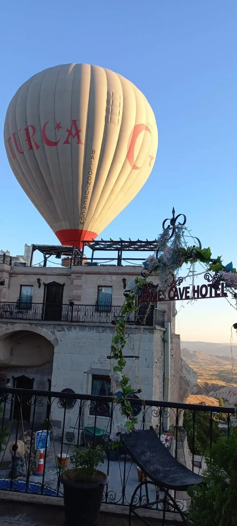 Property building in Hermes Cave Hotel