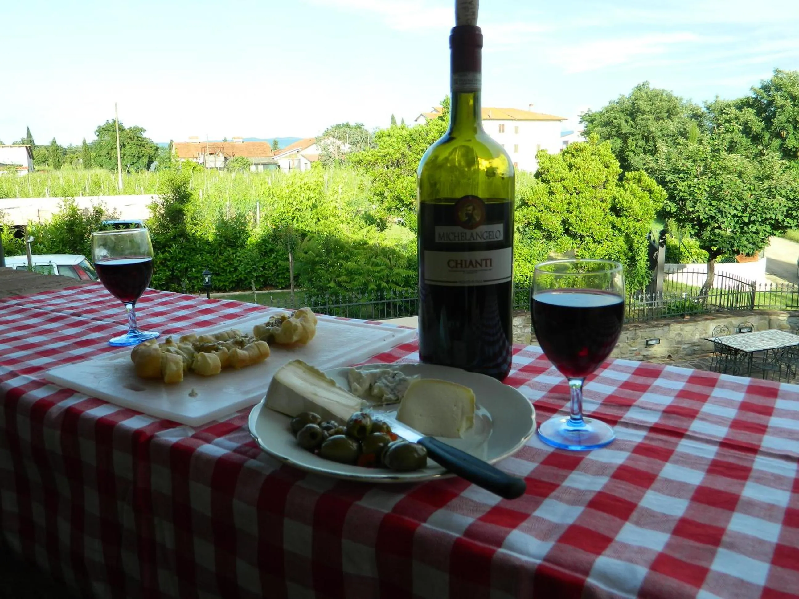 Balcony/Terrace in Cappannelle Country House Tuscany