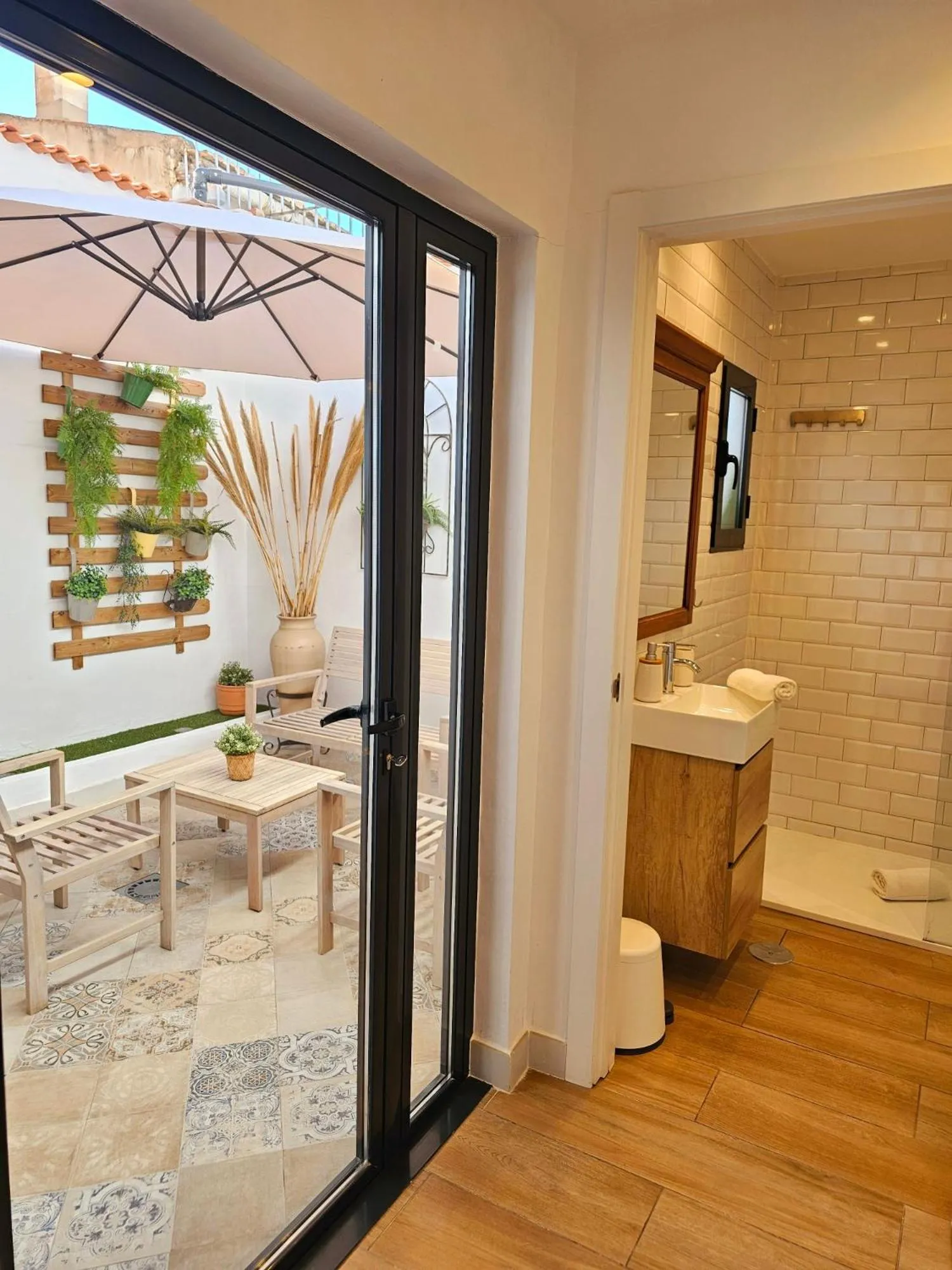 Patio in Apartamentos de la Huerta