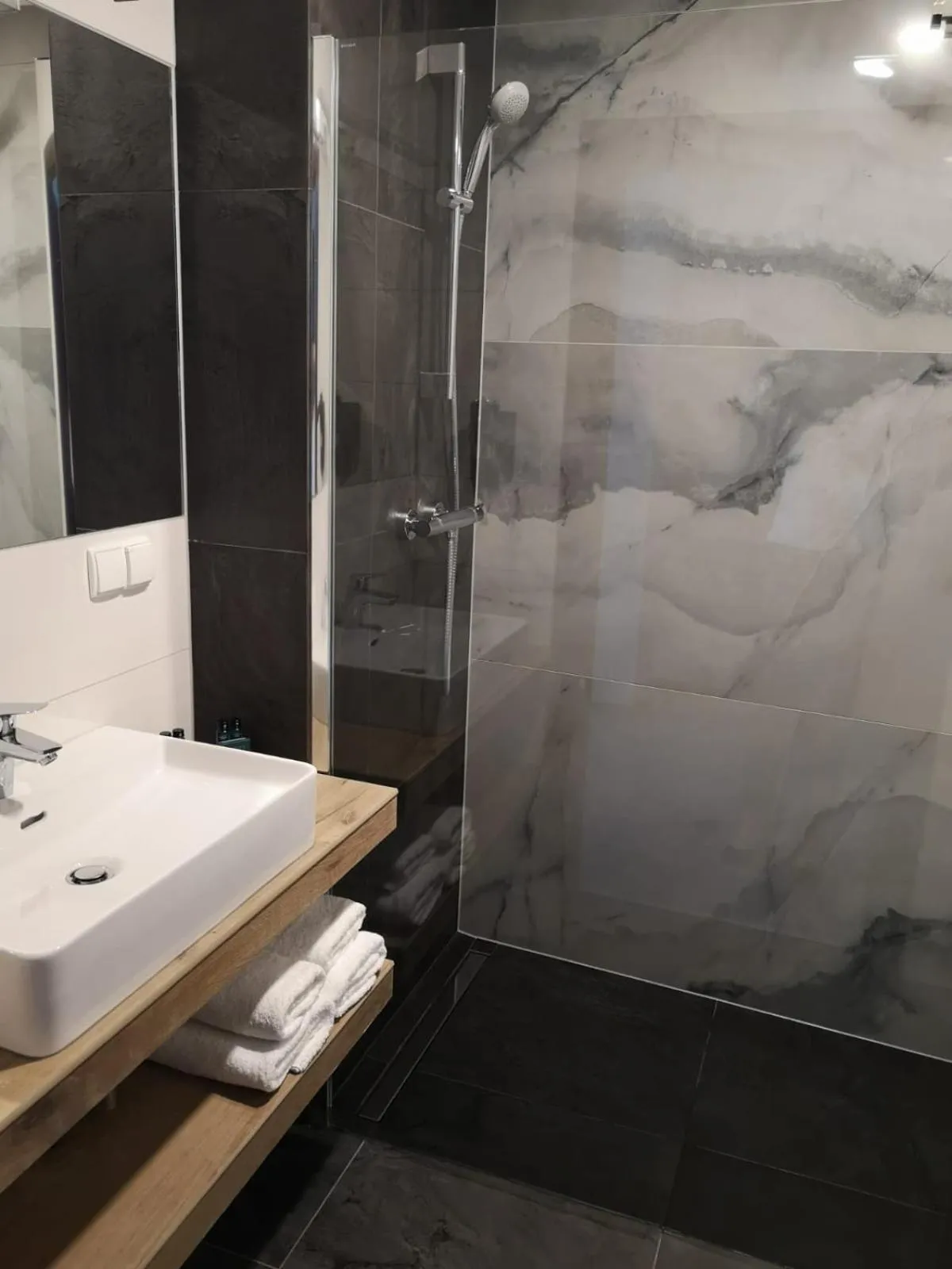 Shower in Brassel Aparthotel