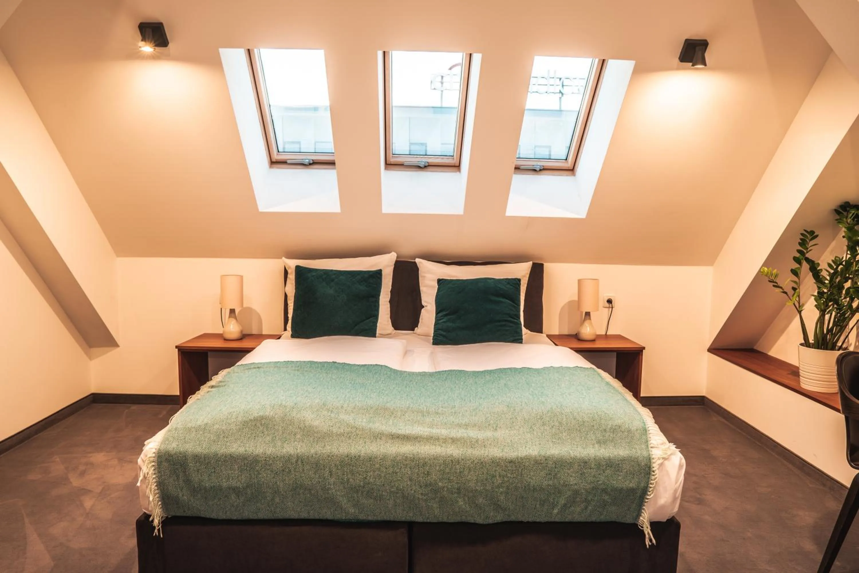 Bed in Brassel Aparthotel