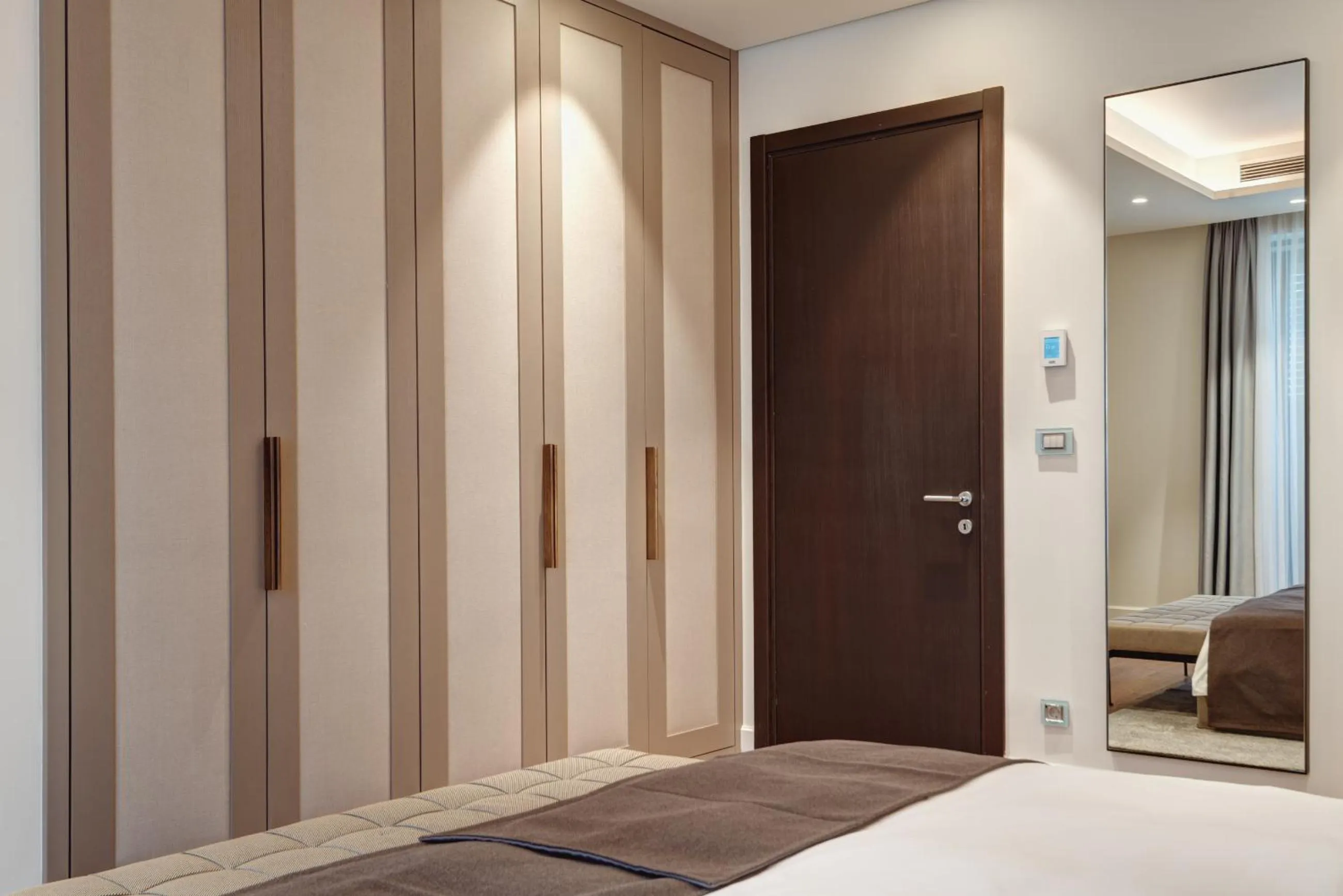 wardrobe, Bed in Portonovi Resort