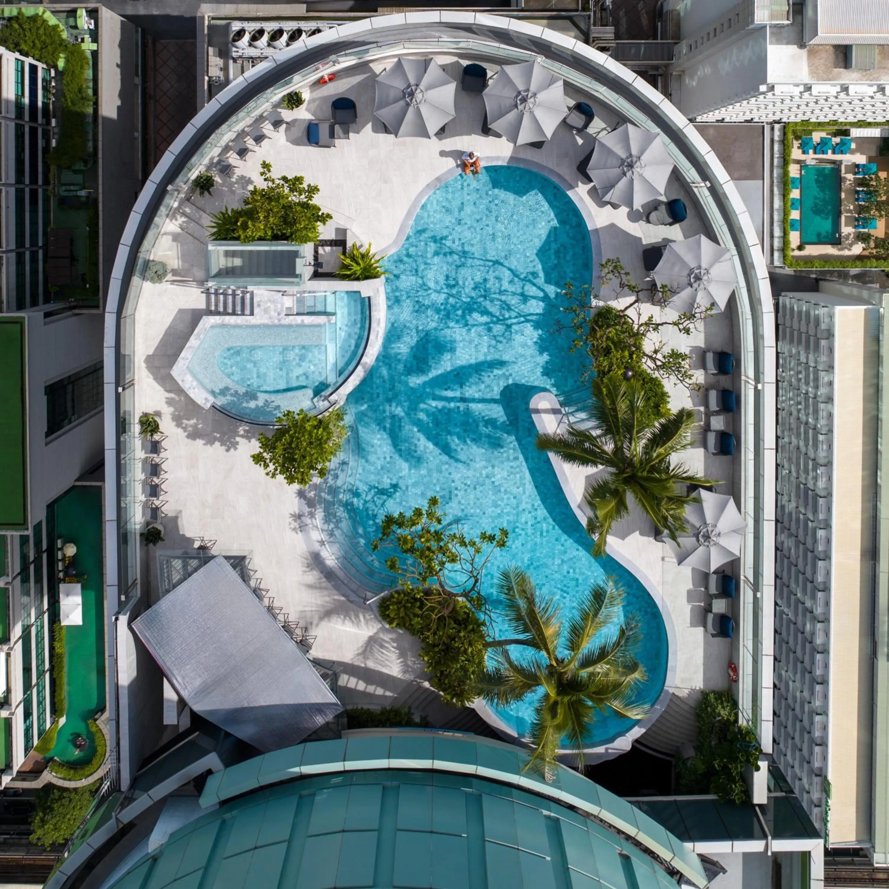 Swimming pool in InterContinental Bangkok by IHG