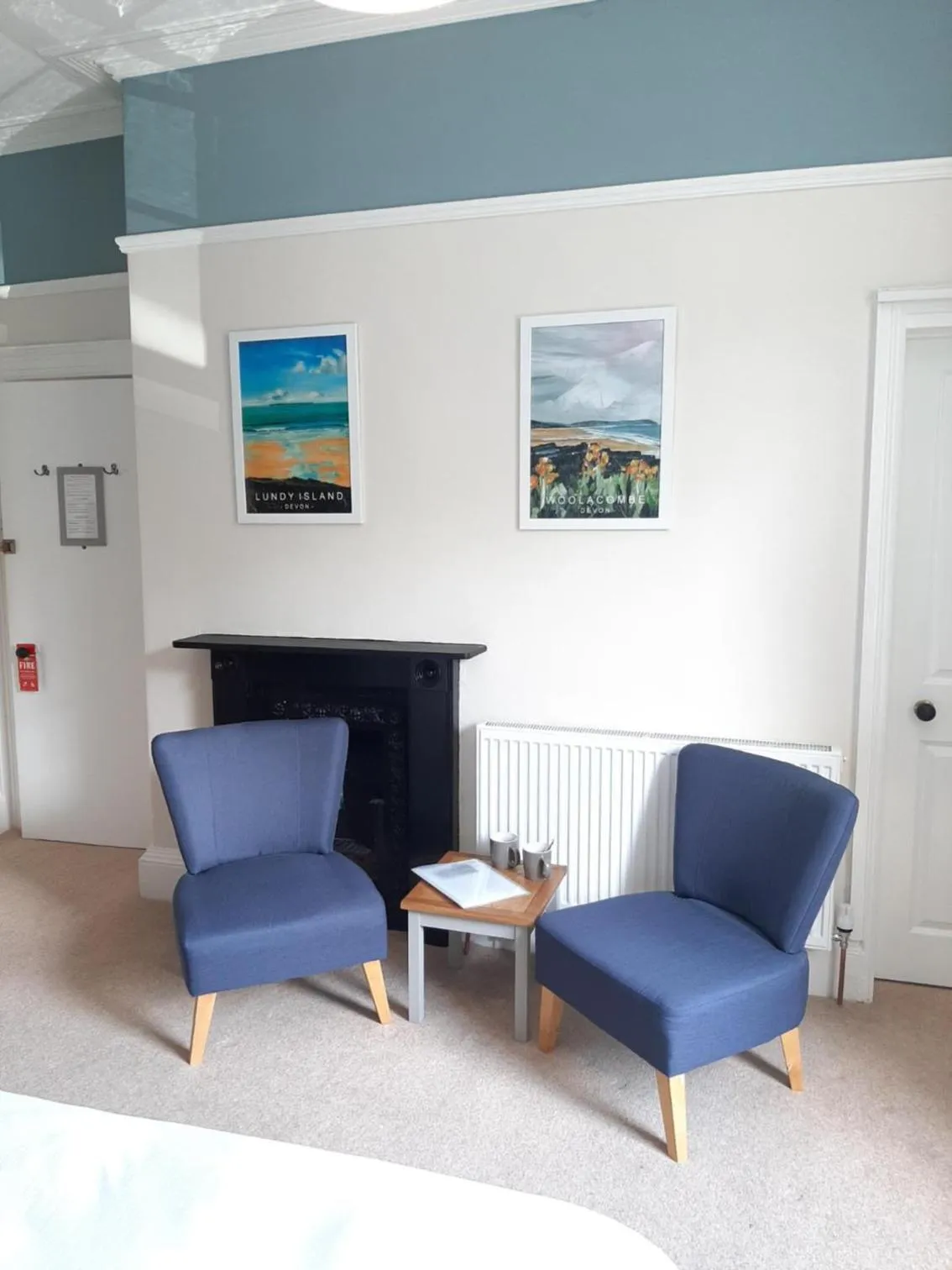 Seating area in Laston House