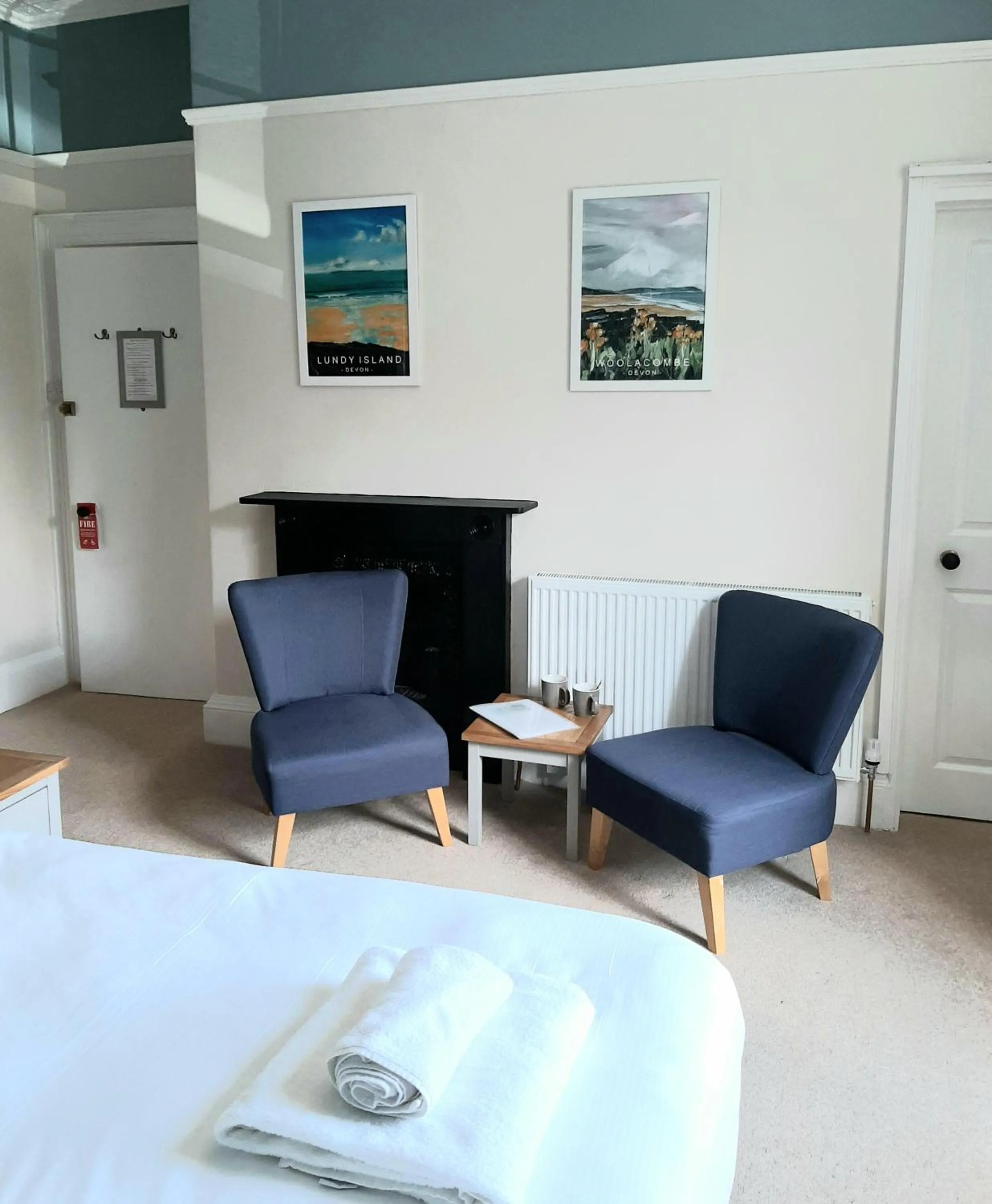 Seating area in Laston House