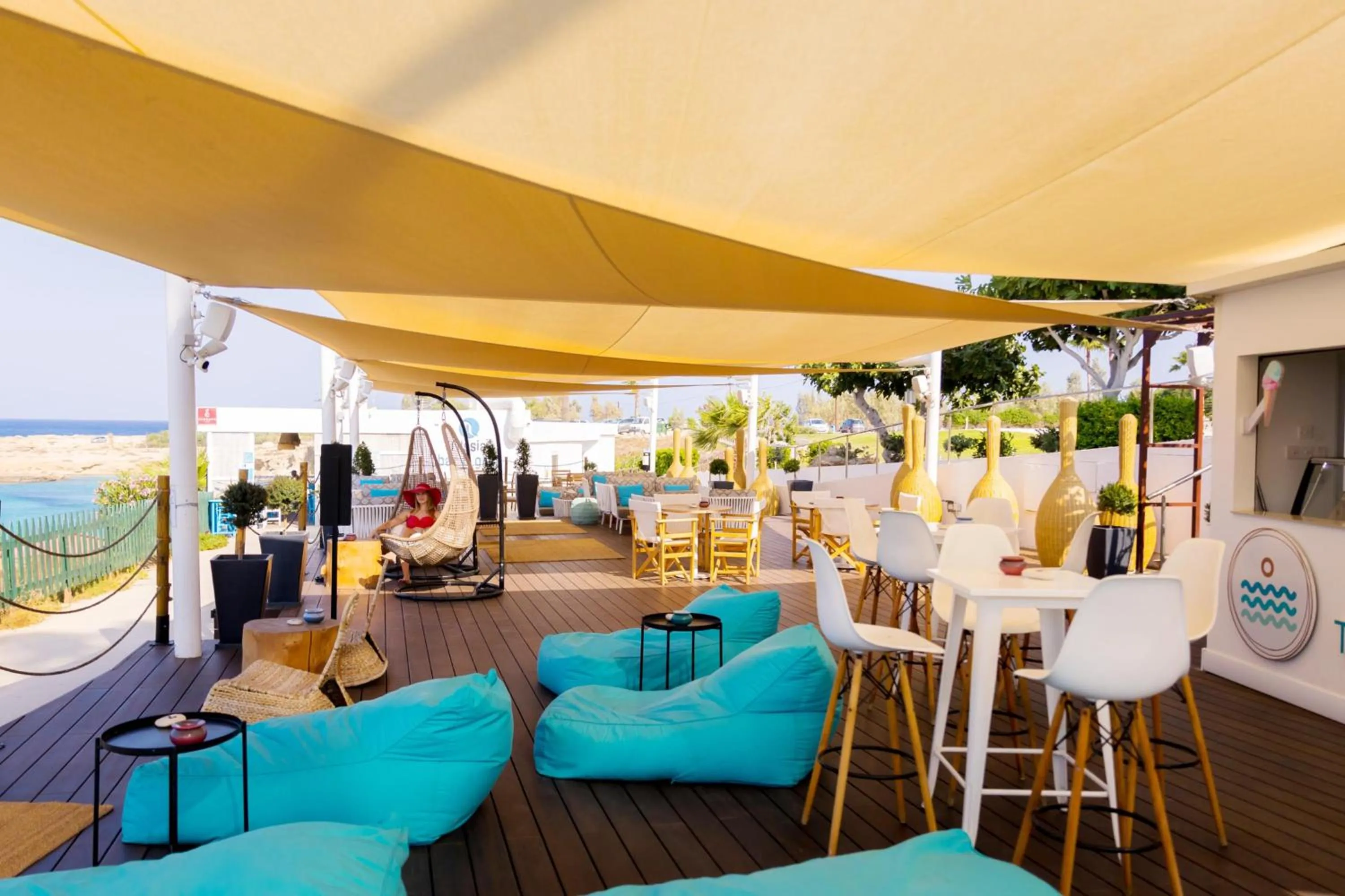 Lounge or bar in Cavo Maris Beach Hotel