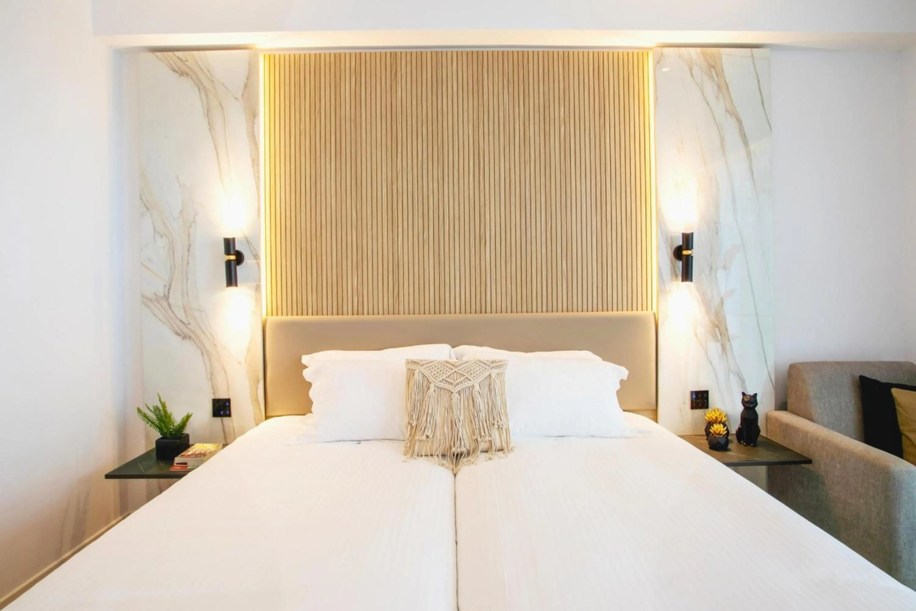 Photo of the whole room, Bed in Cavo Maris Beach Hotel