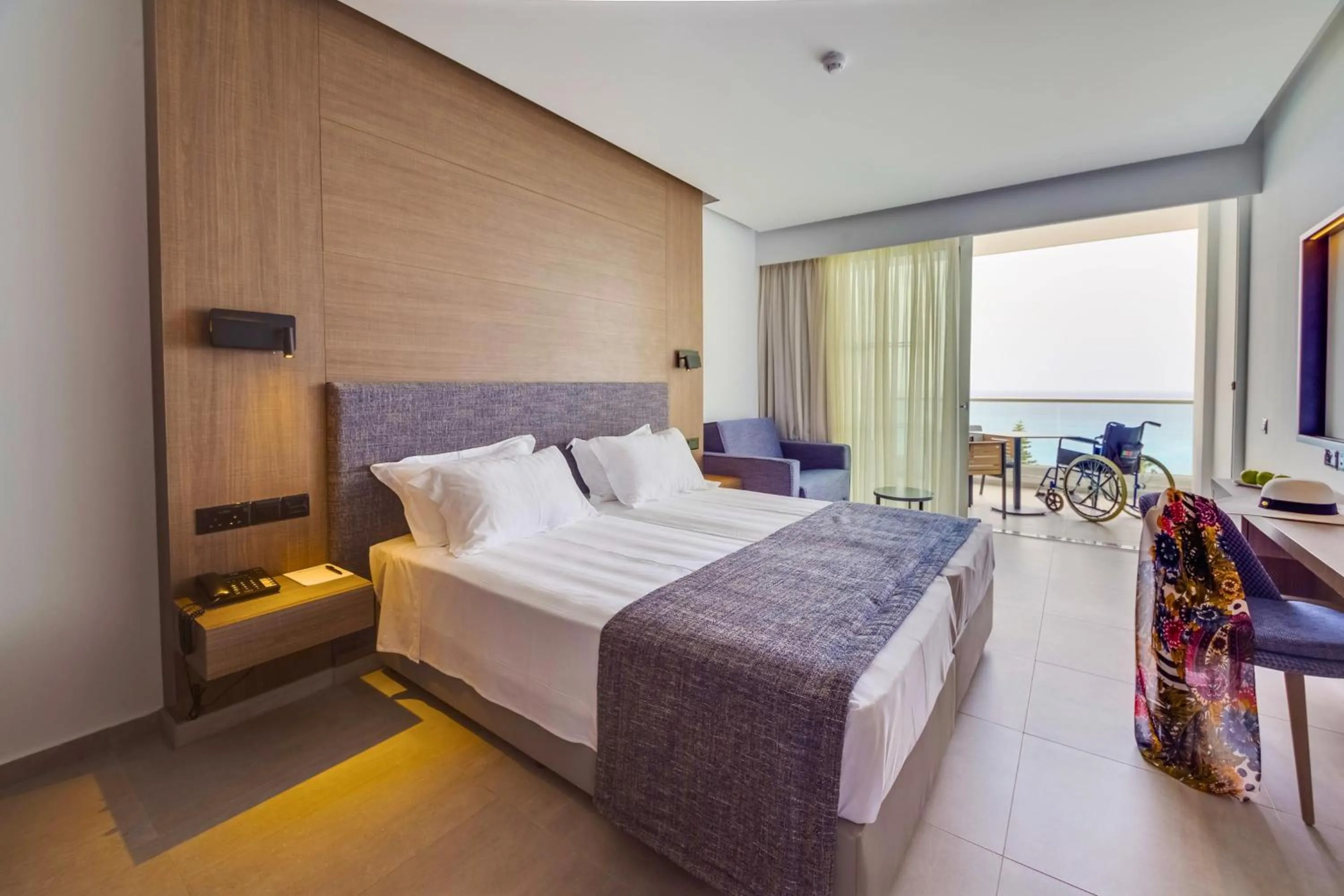 Photo of the whole room, Bed in Cavo Maris Beach Hotel