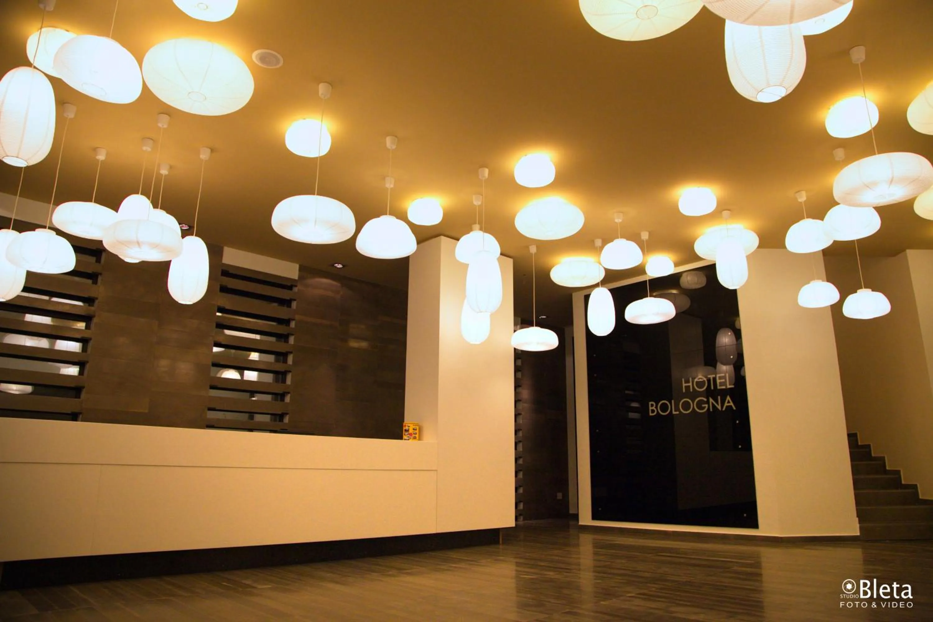 Lobby or reception in Hotel Bologna