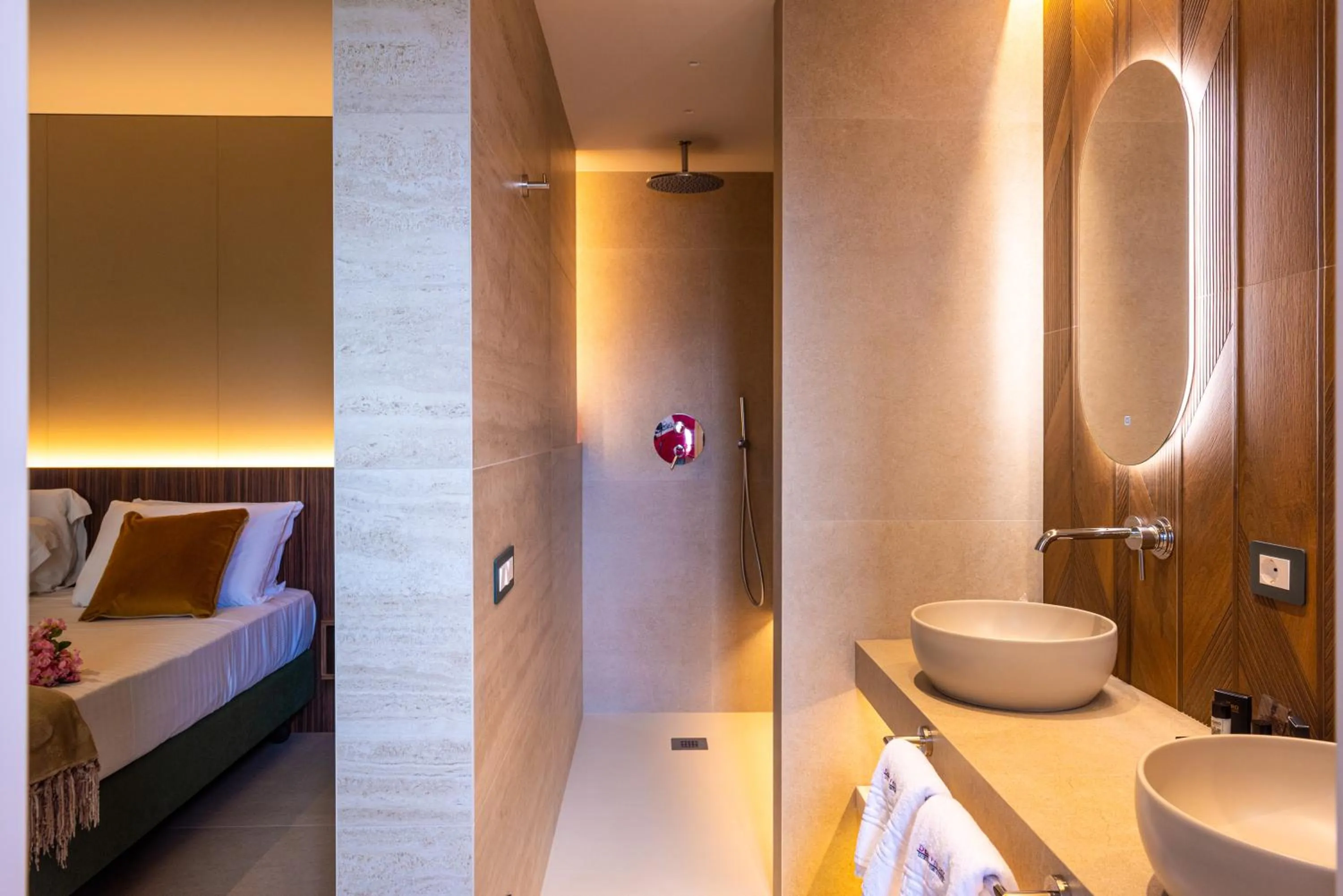 Bathroom, Bed in Delle Vittorie Luxury Rooms&Suites