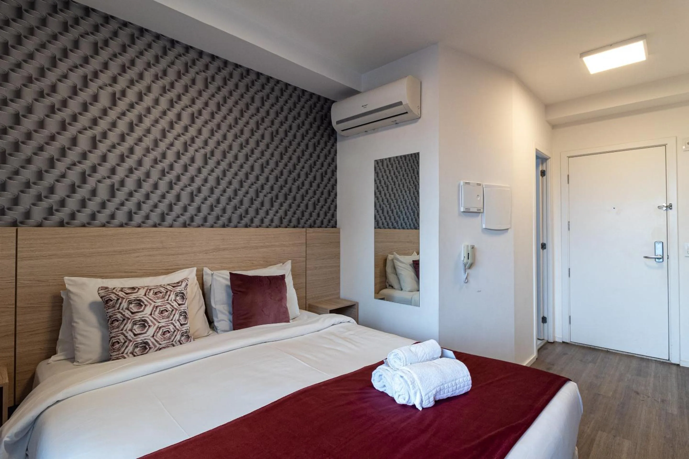 Bedroom, Bed in 360 Suítes Sé