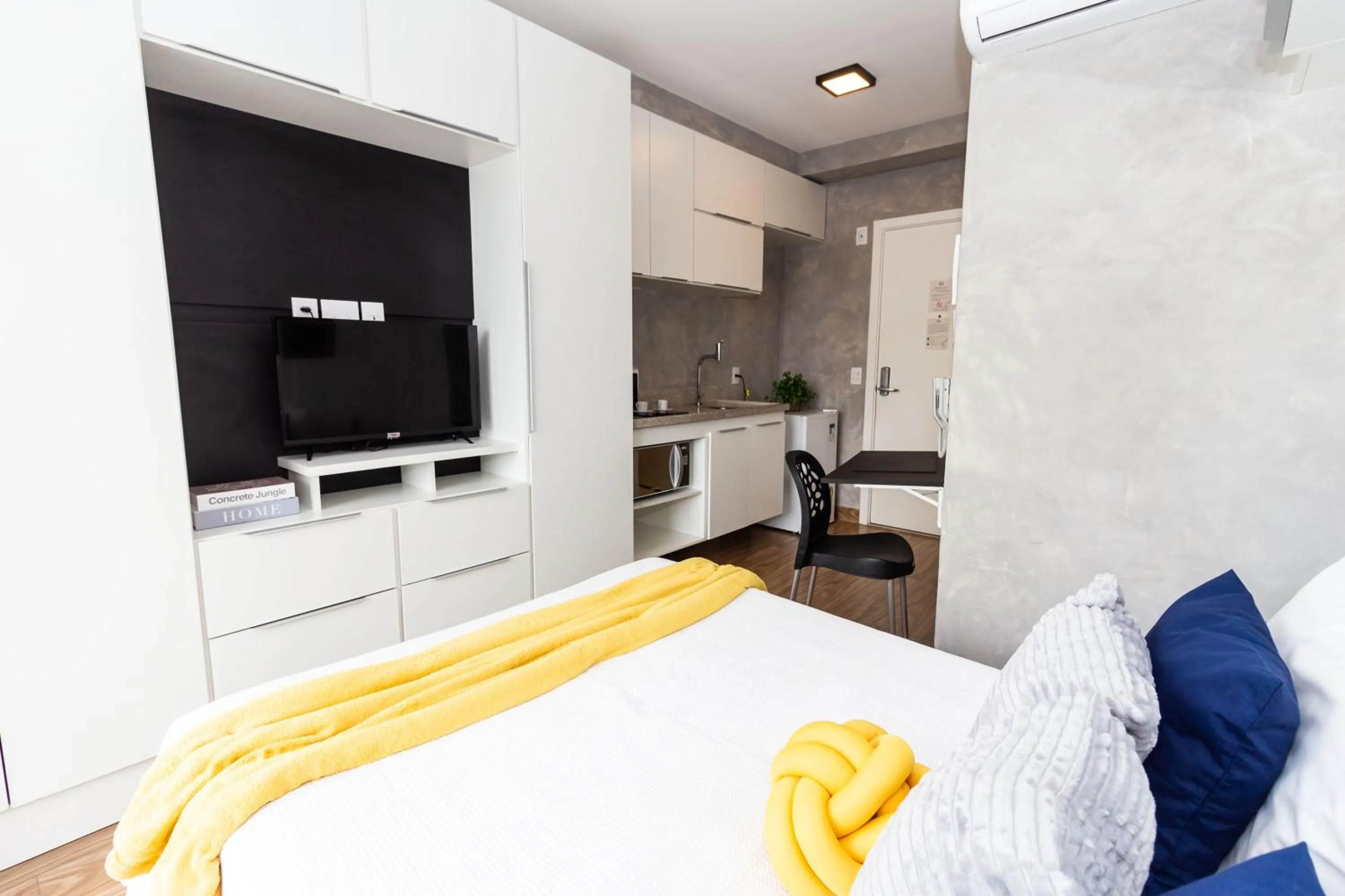 Bedroom, Bed in 360 Suítes Sé