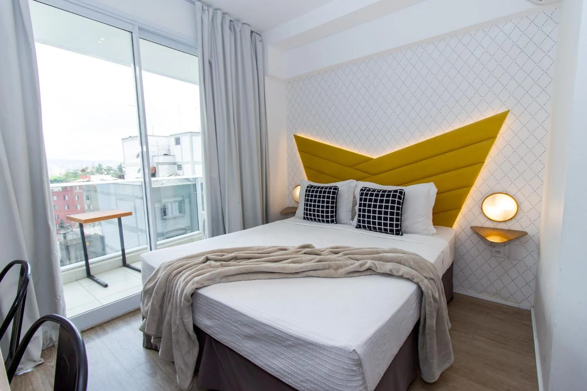 Bedroom, Bed in 360 Suítes Sé